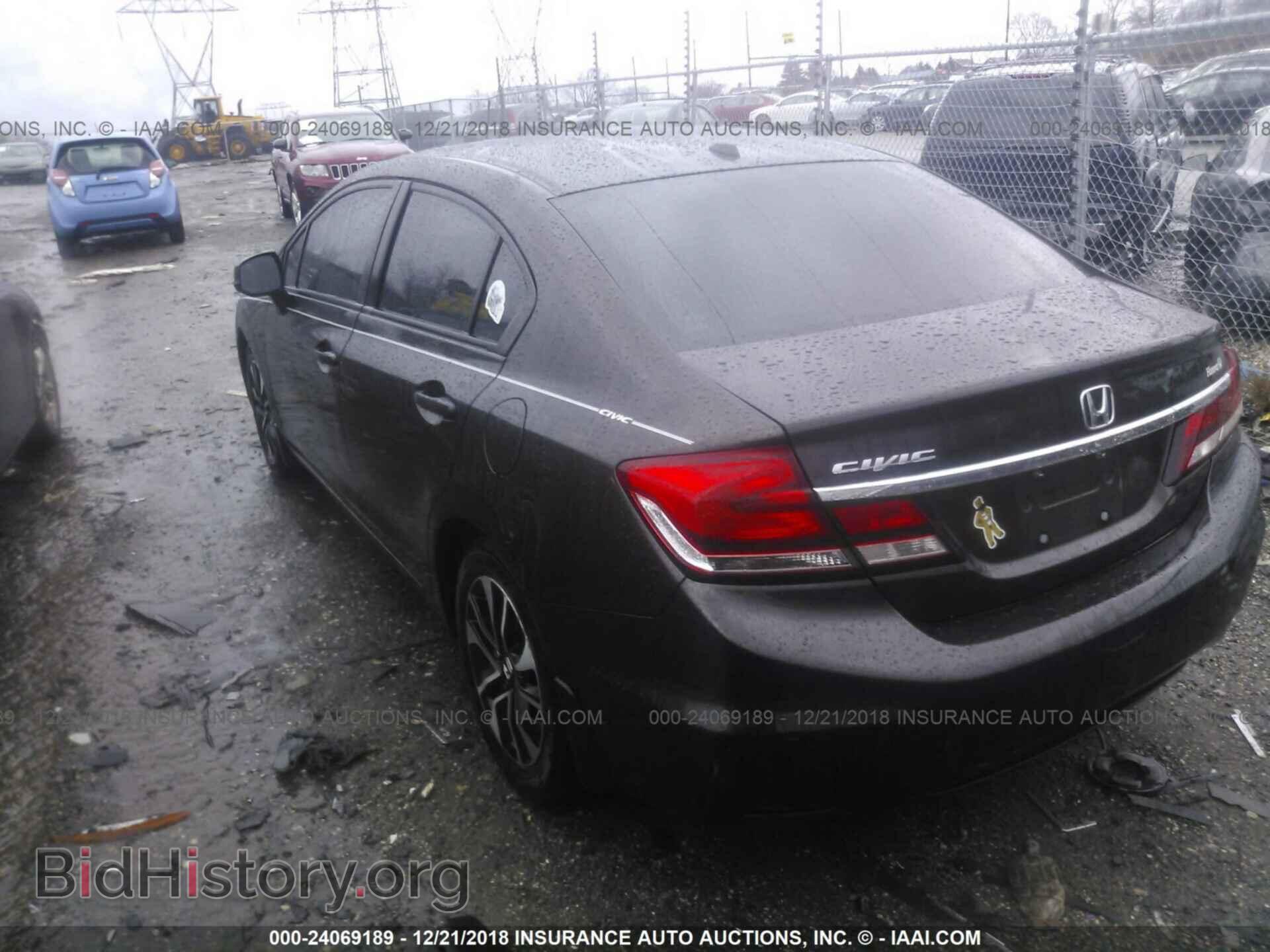 2013 HONDA CIVIC - VIN: 2HGFB2F86DH525483 - Фото 3