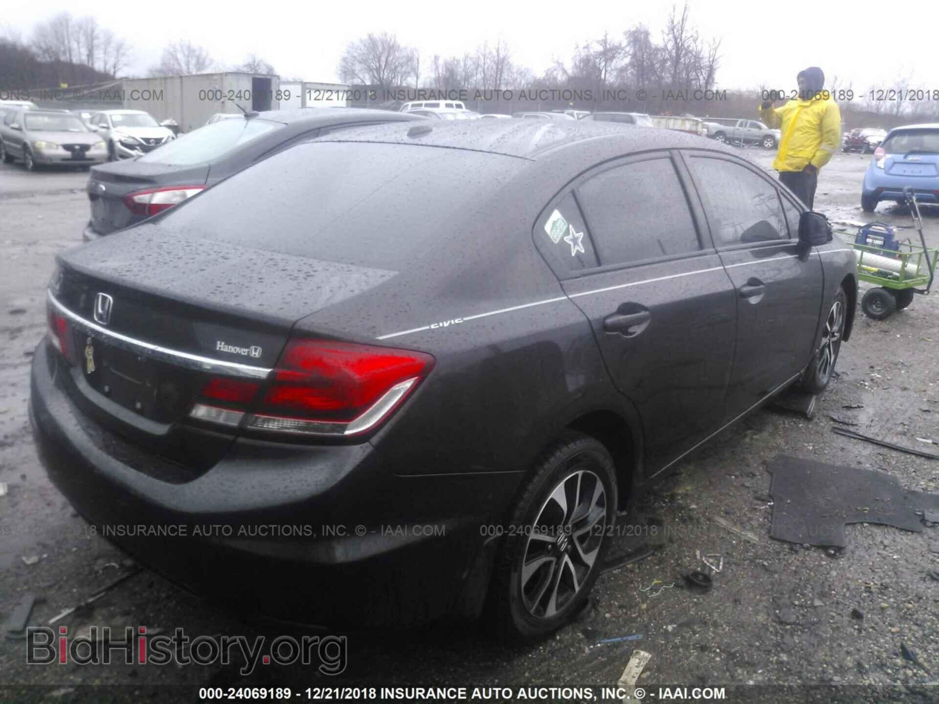 2013 HONDA CIVIC - VIN: 2HGFB2F86DH525483 - Фото 4