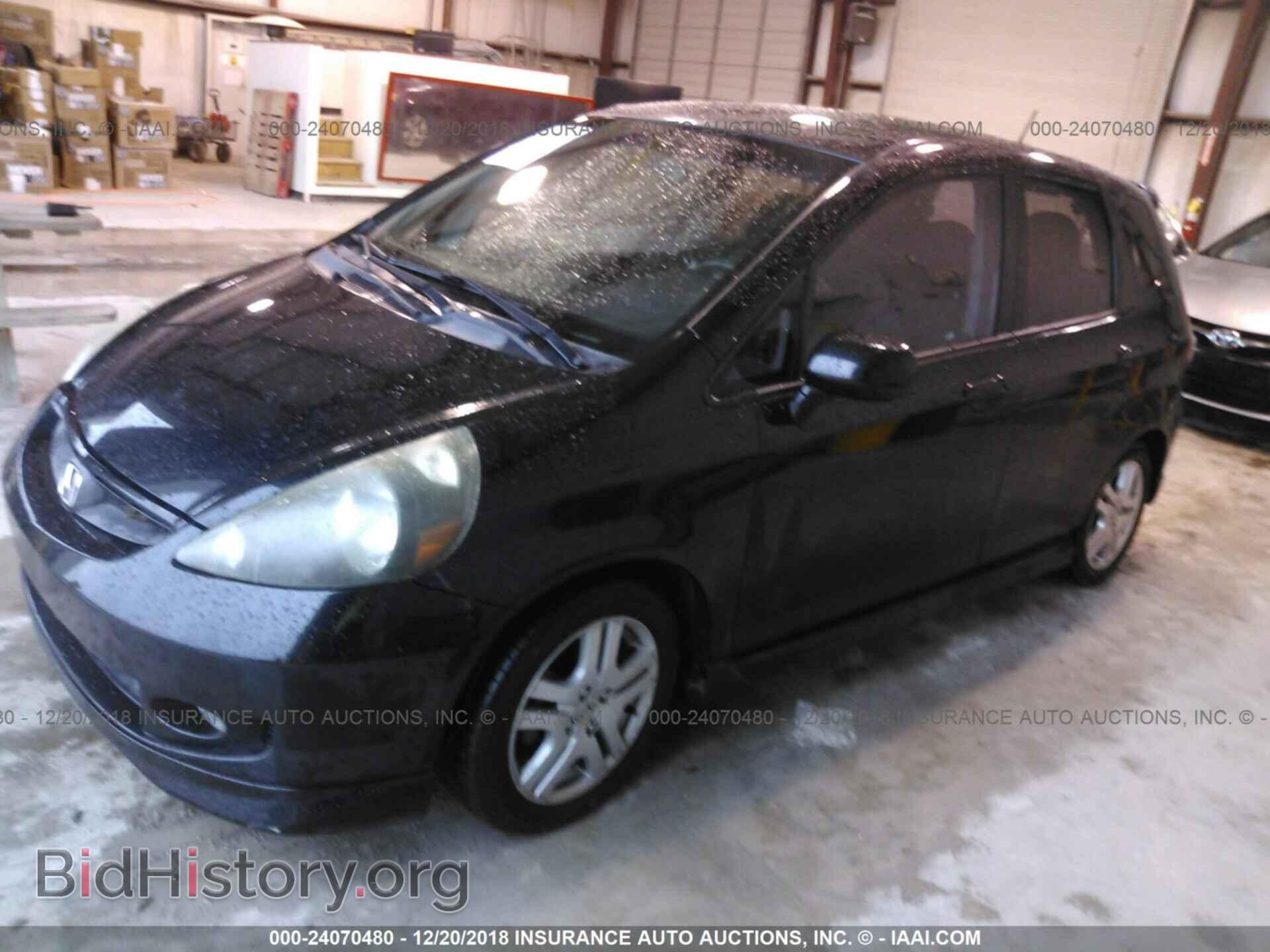 2007 HONDA FIT - VIN: JHMGD38607S006035 - Фото 2
