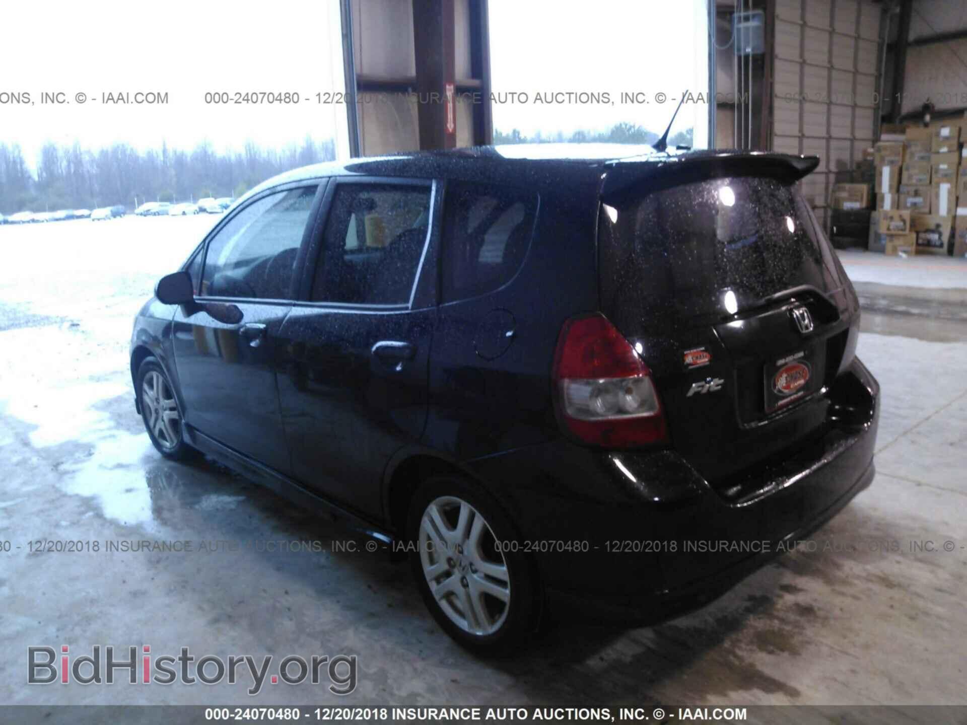 2007 HONDA FIT - VIN: JHMGD38607S006035 - Фото 3