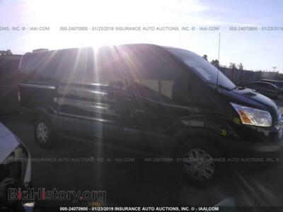 2018 Ford TRANSIT T-150, черный — VIN 1FTYE1YM8JKA38437, IAAI