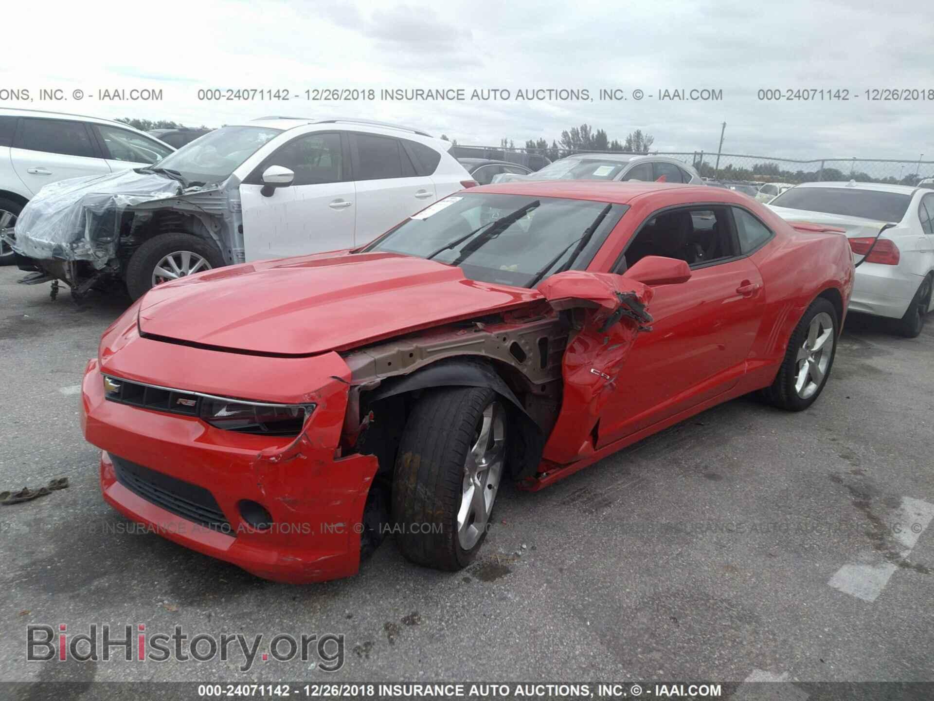 2014 CHEVROLET CAMARO - VIN: 2G1FC1E37E9214418 - Фото 2