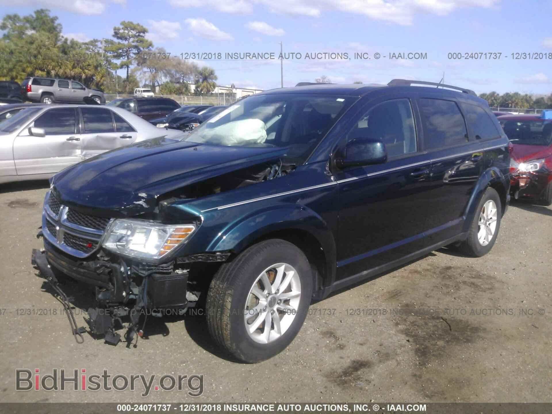 2014 DODGE JOURNEY - VIN: 3C4PDCBB6ET180632 - Фото 2