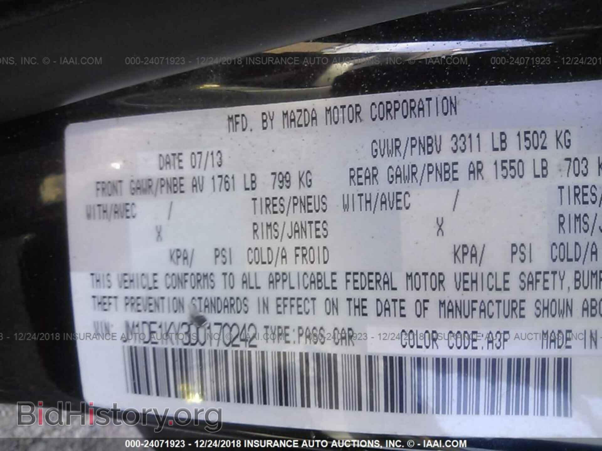 2013 MAZDA MAZDA2 - VIN: JM1DE1KY3D0170242 - Photo 9