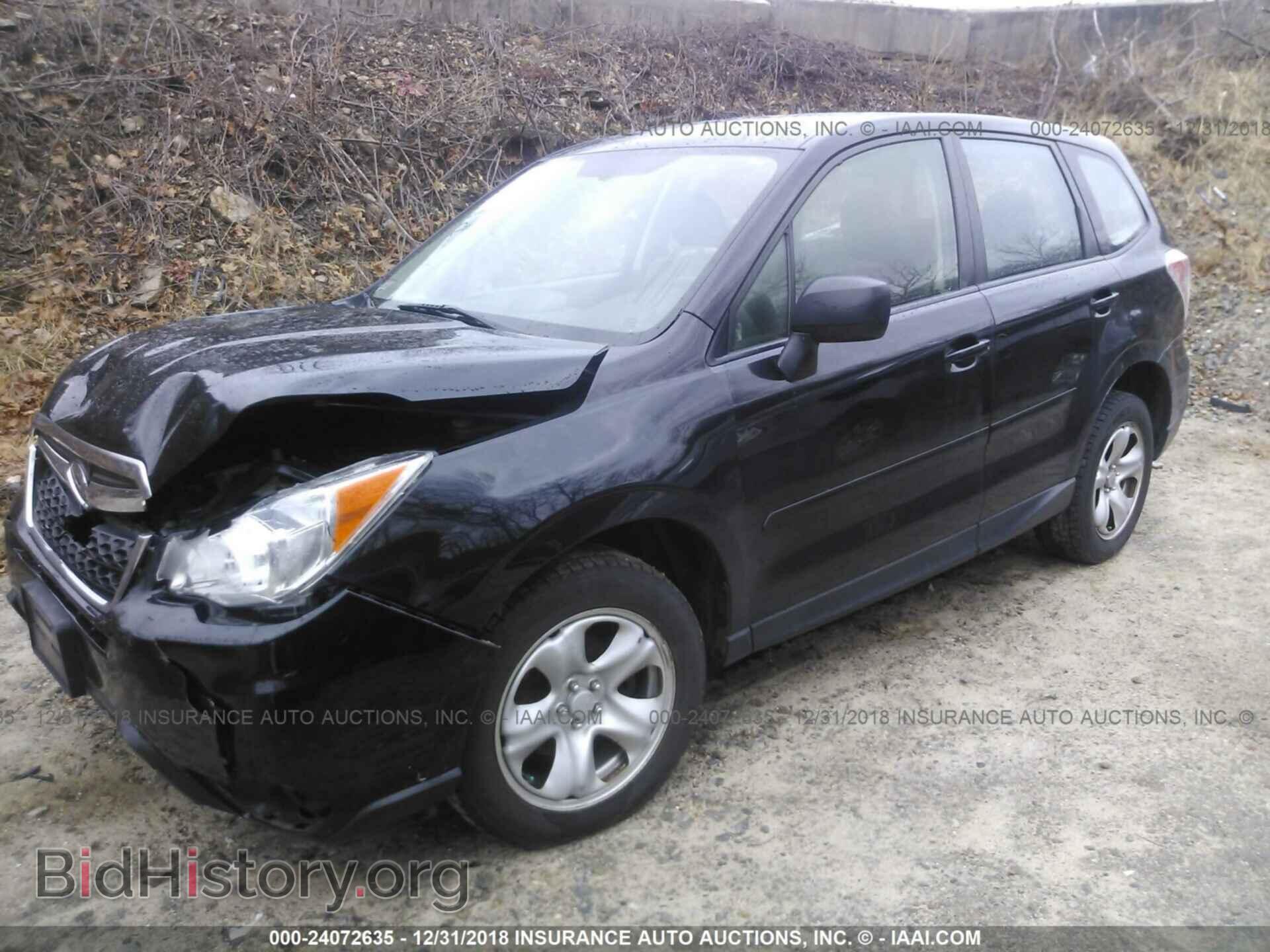 2014 SUBARU FORESTER - VIN: JF2SJAAC7EH492105 - Фото 2