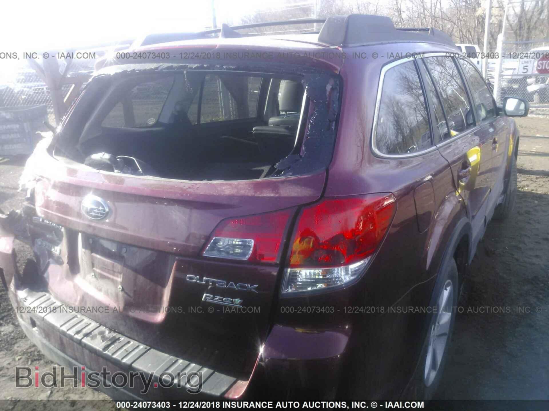 2014 SUBARU OUTBACK - VIN: 4S4BRBLC8E3297861 - Photo 4