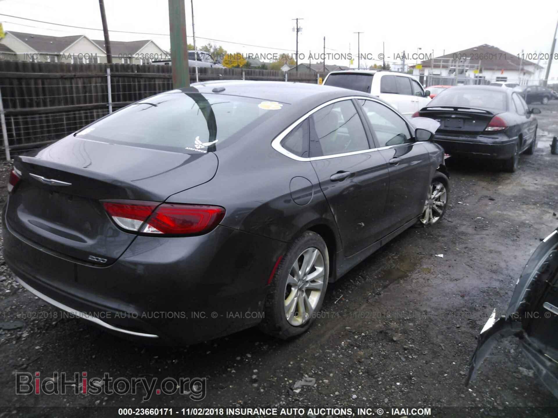 2015 CHRYSLER 200 - VIN: 1C3CCCABXFN744260 - Фото 4