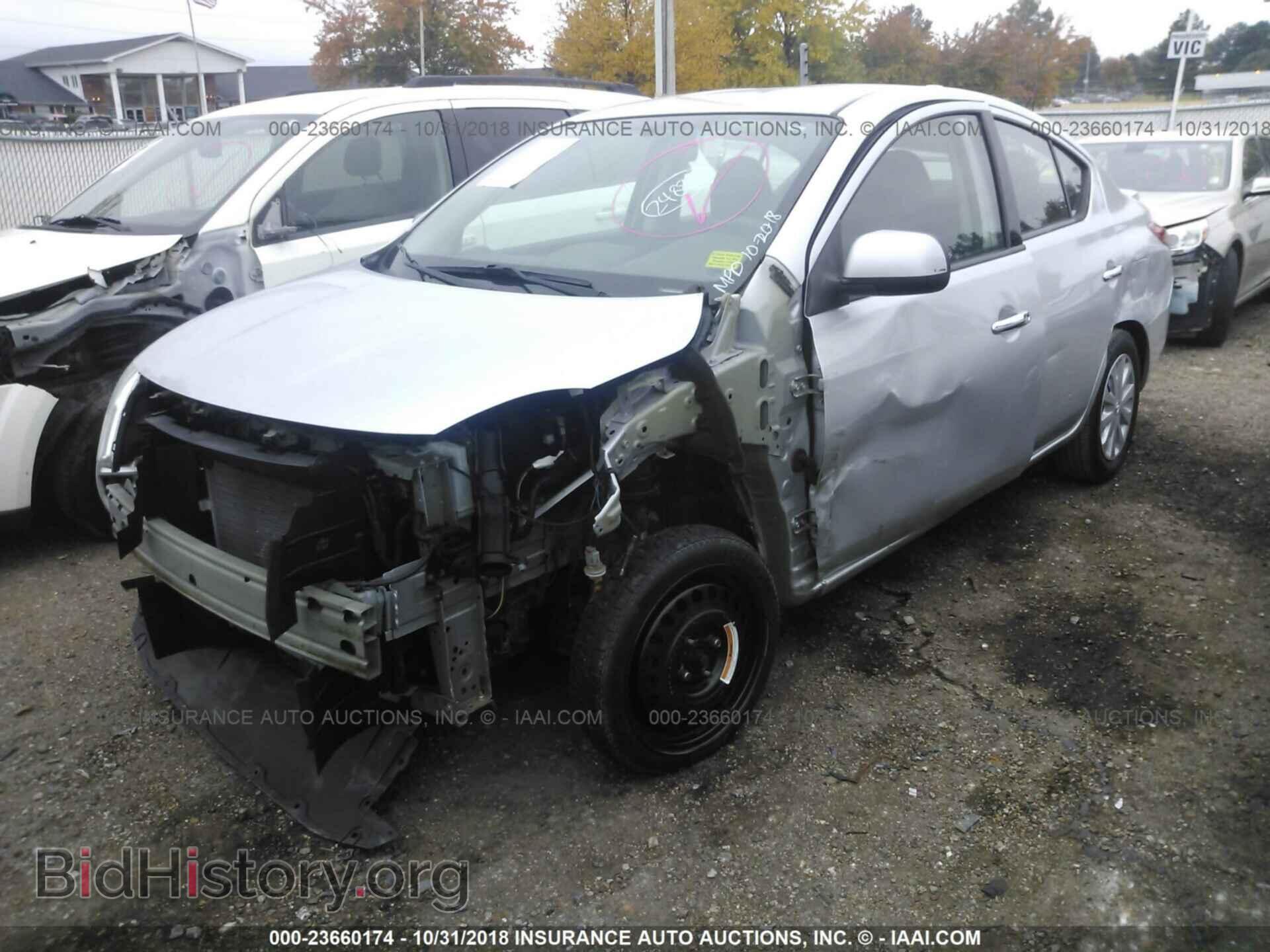 2014 NISSAN VERSA - VIN: 3N1CN7AP1EL834701 - Фото 2