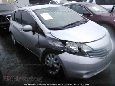 2014 Nissan VERSA NOTE, silver — VIN 3N1CE2CP6EL403366, IAAI