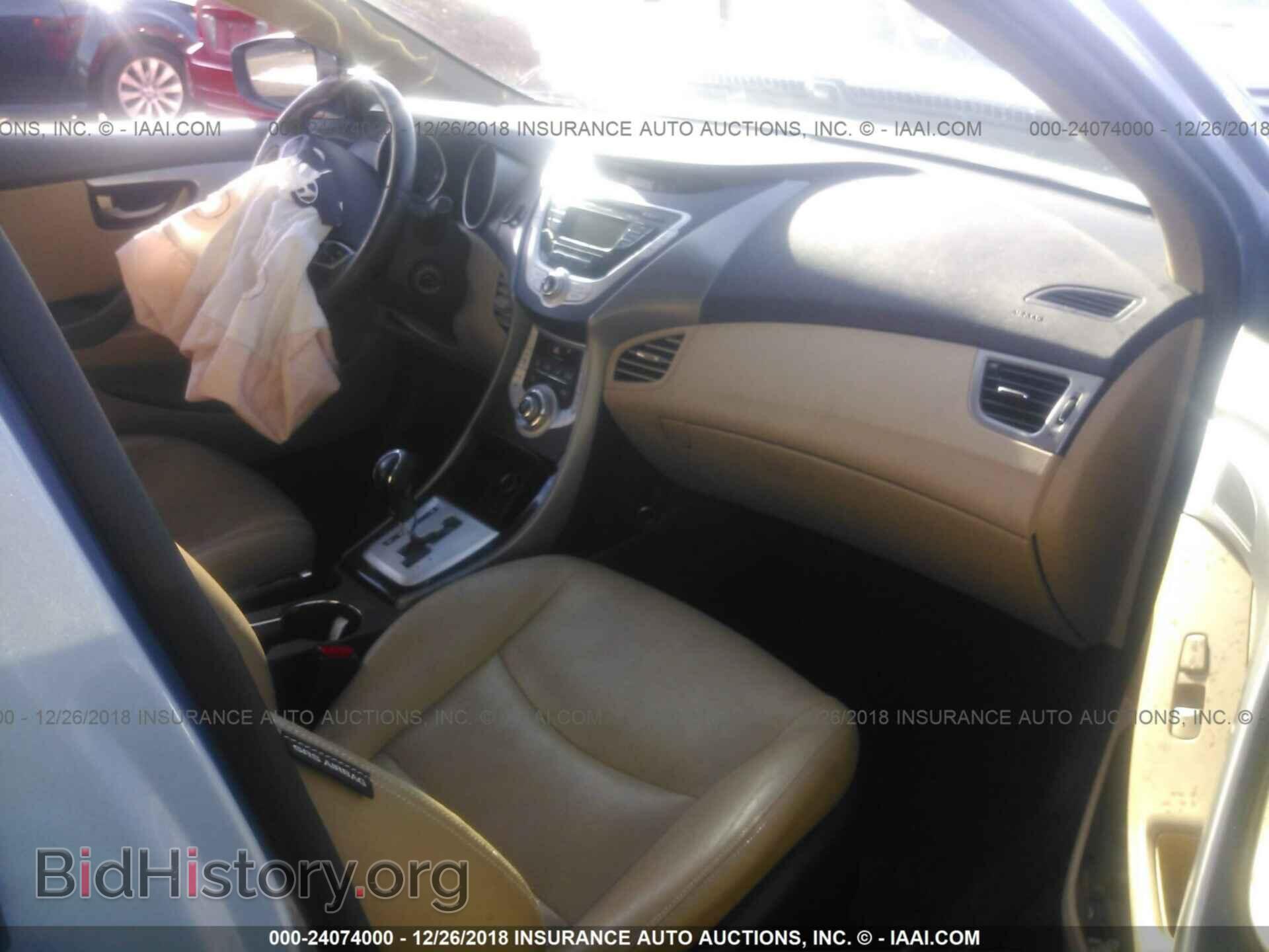 2012 HYUNDAI ELANTRA - VIN: KMHDH4AE5CU294788 - Фото 5