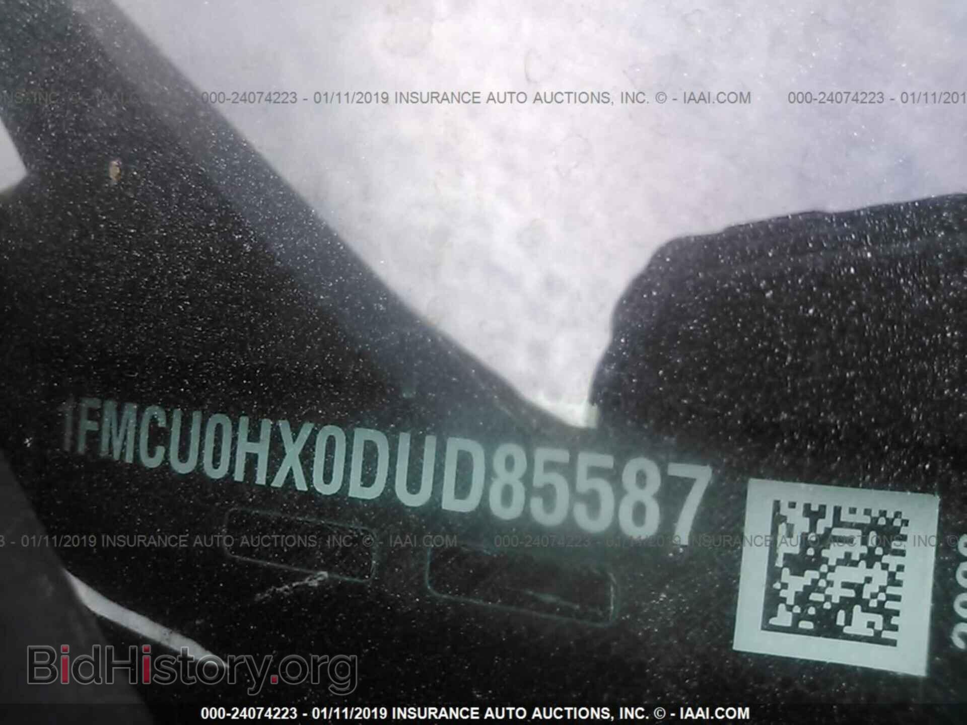 2013 FORD ESCAPE - VIN: 1FMCU0HX0DUD85587 - Фото 9