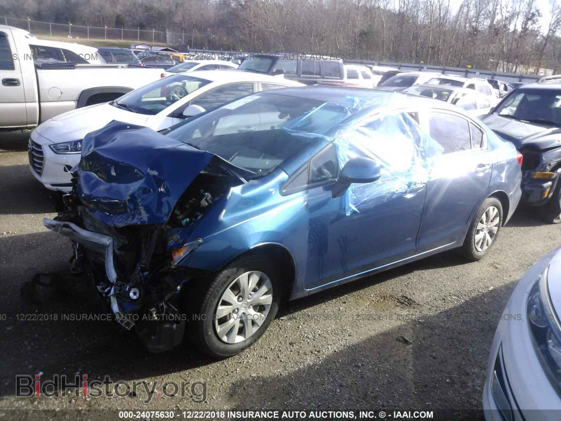 2012 HONDA CIVIC - VIN: 2HGFB2F56CH506131 - Photo 2