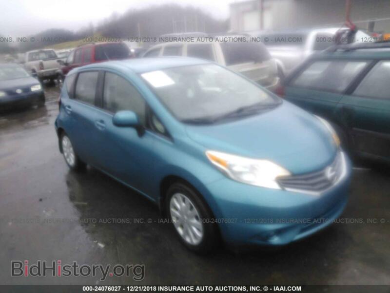 2014 Nissan VERSA NOTE (VIN 3N1CE2CPXEL378049) — photo 1 of 10, IAAI, damage: left front