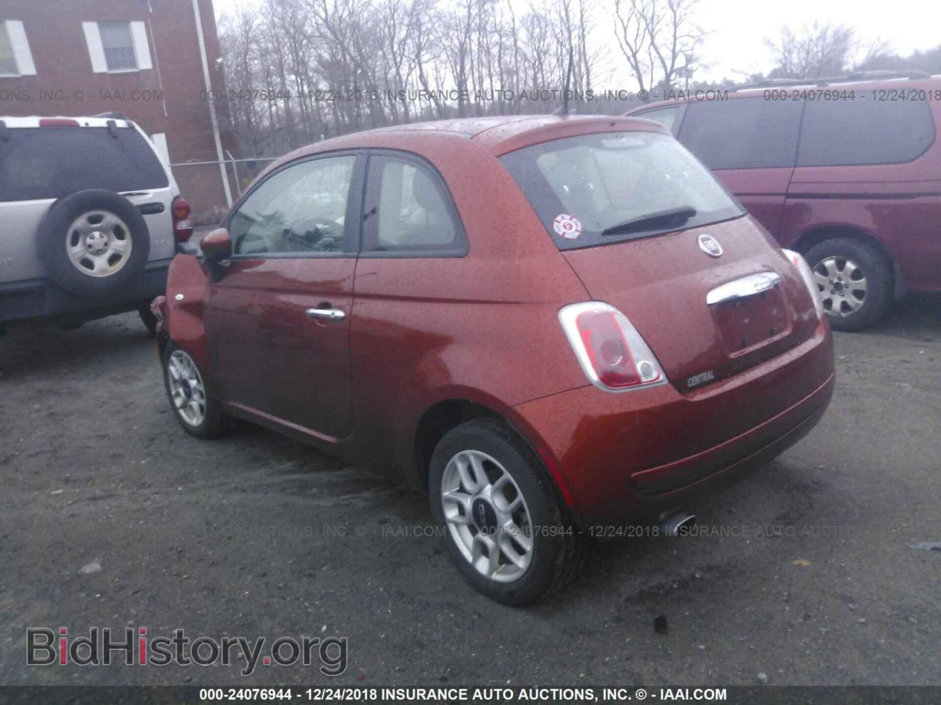 2012 FIAT 500 - VIN: 3C3CFFAR8CT380132 - Фото 3