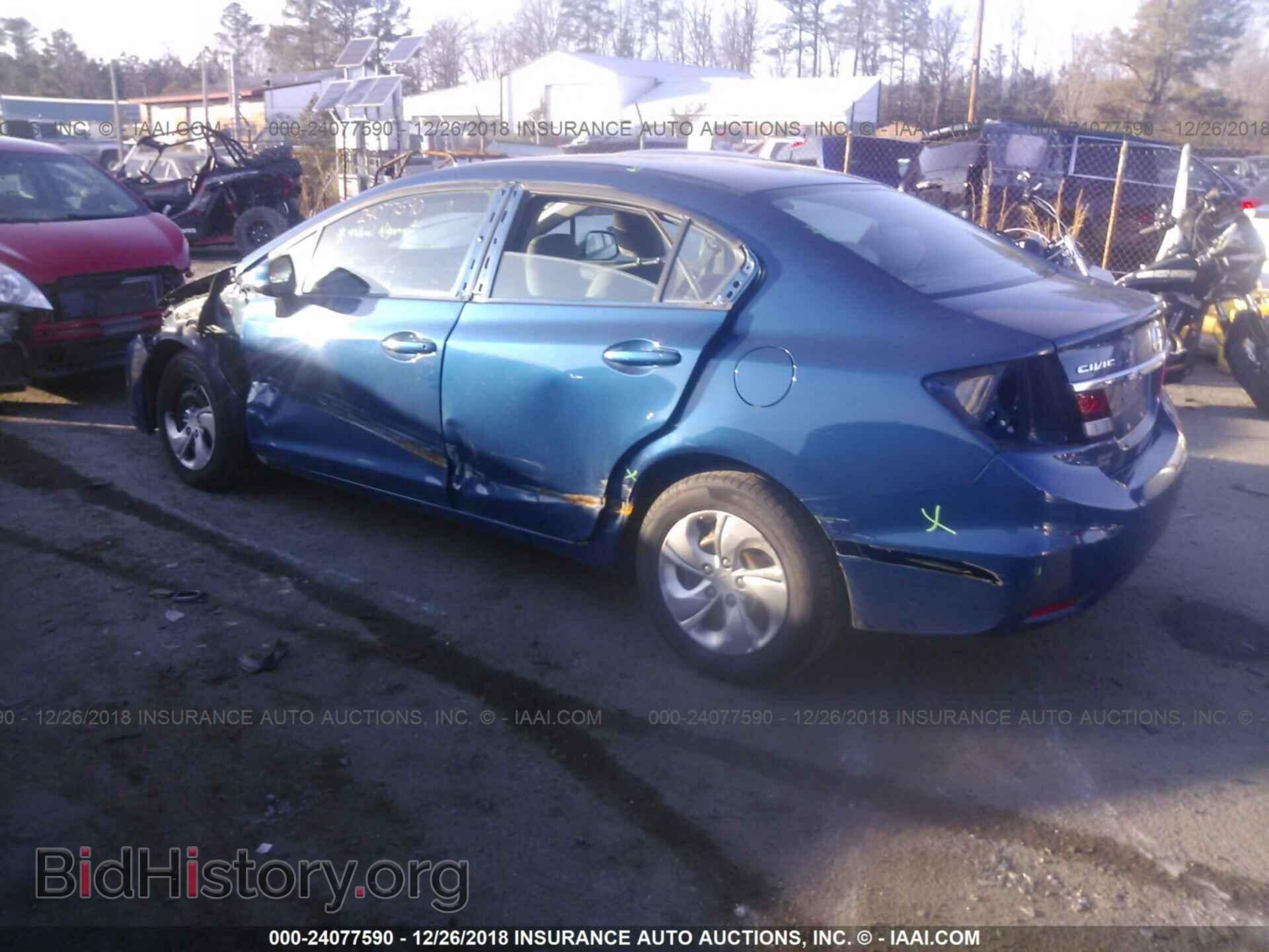 2013 HONDA CIVIC - VIN: 2HGFB2F55DH505781 - Фото 3