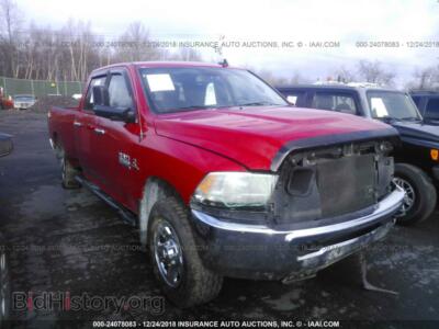 2014 RAM 2500, red — VIN 3C6UR5JL9EG160322, IAAI