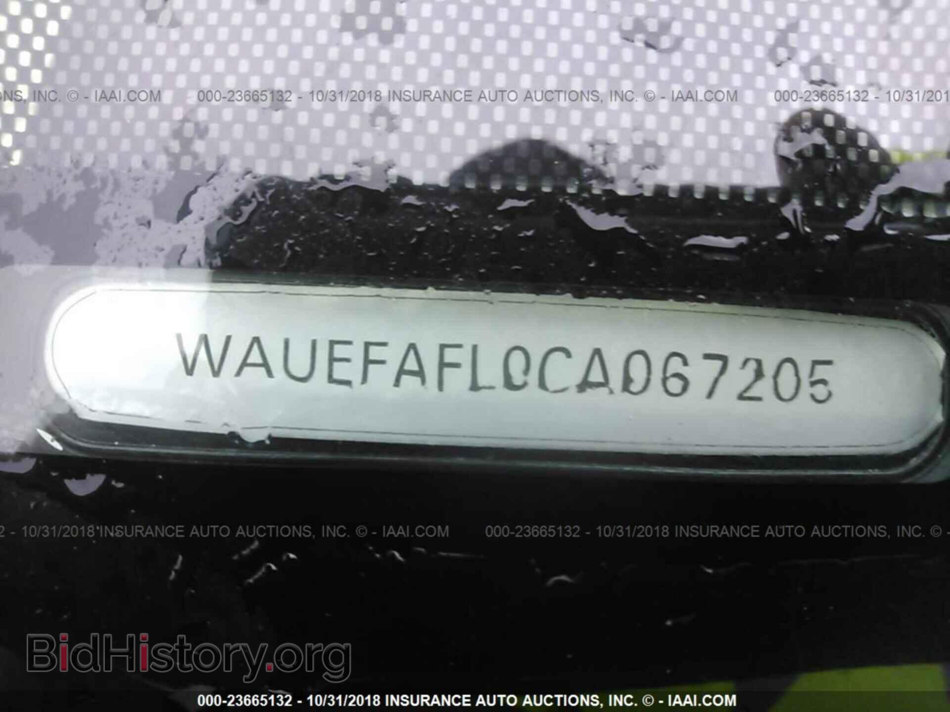 2012 AUDI A4 - VIN: WAUEFAFL0CA067205 - Фото 9