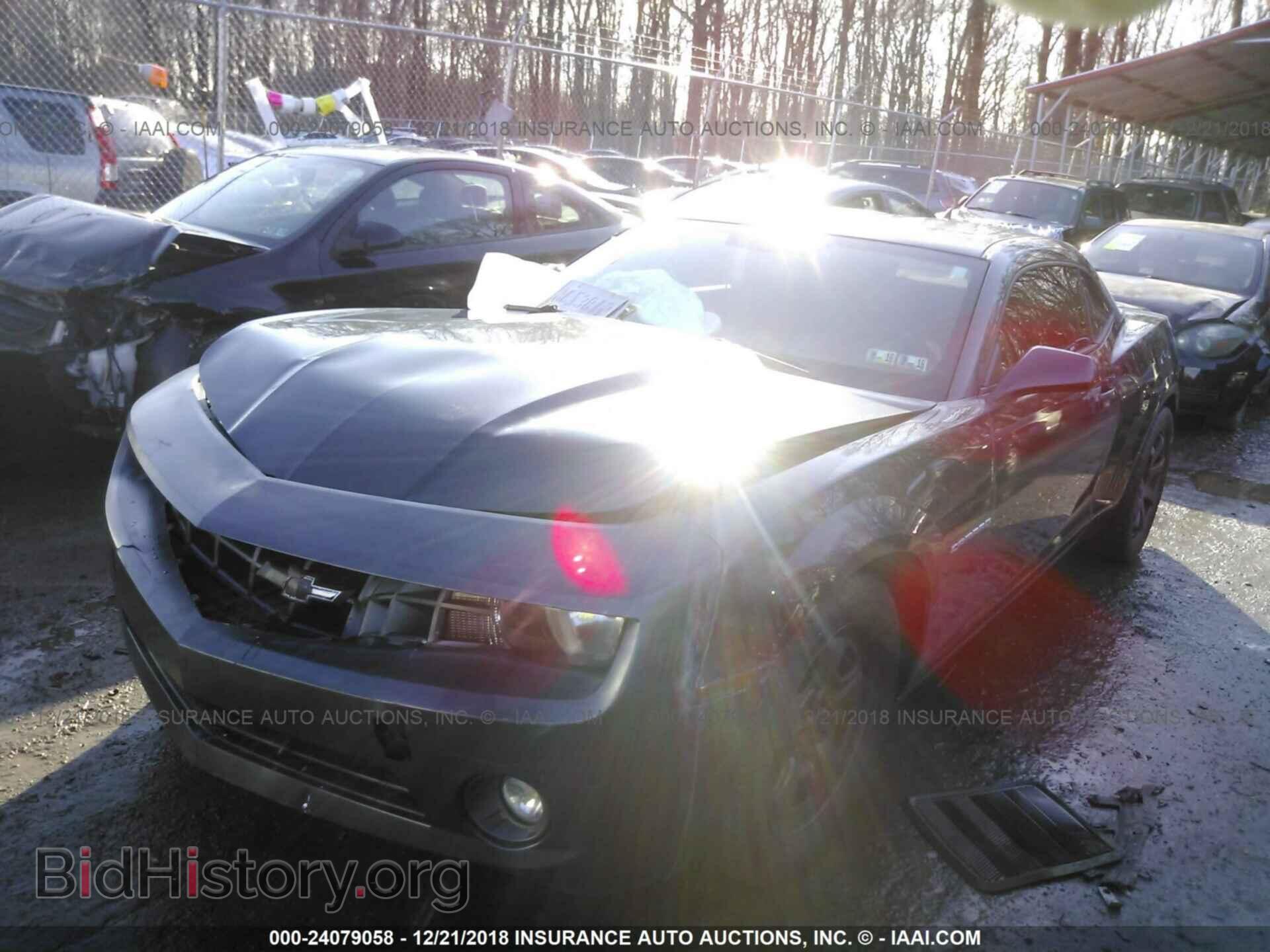 2012 CHEVROLET CAMARO - VIN: 2G1FA1E30C9180101 - Фото 2