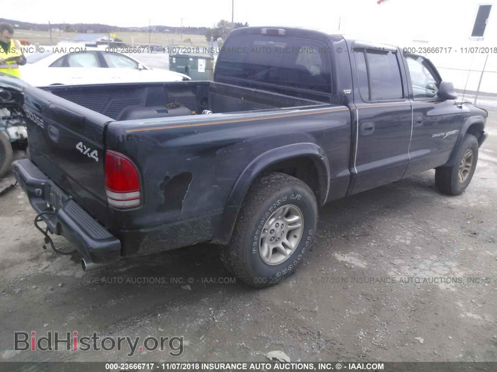 2001 DODGE DAKOTA - VIN: 1B7GG2AN61S148689 - Фото 4