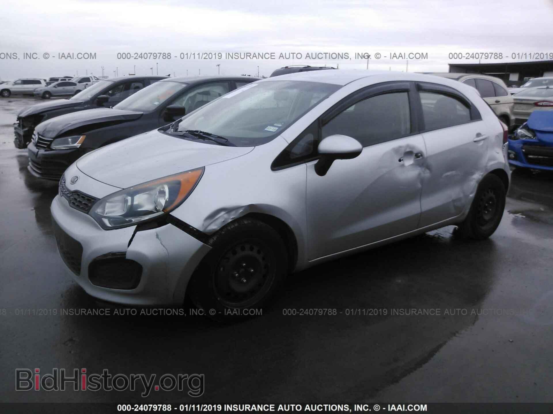 2013 KIA RIO - VIN: KNADM5A33D6109984 - Фото 2