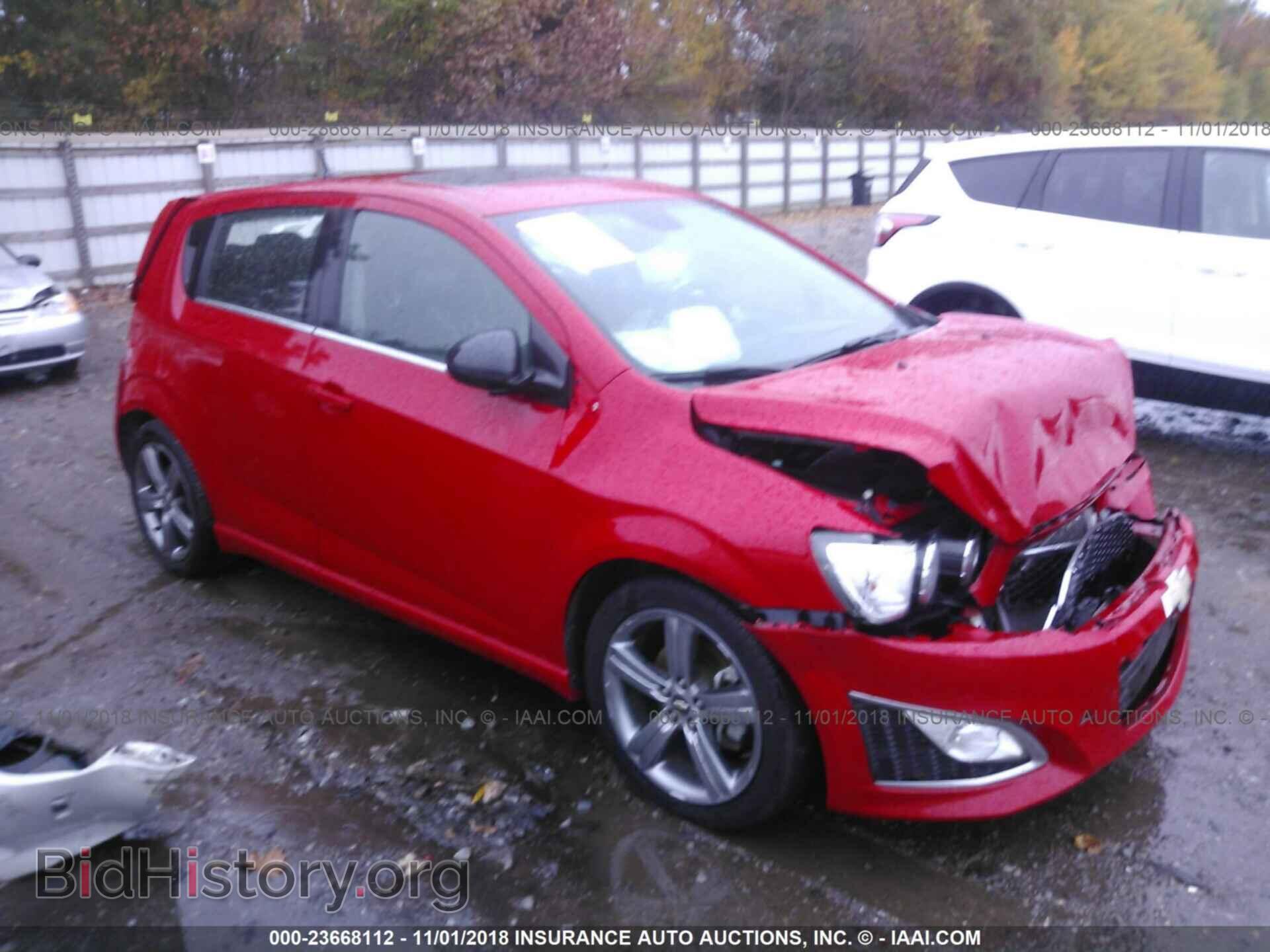 Фотография 1G1JG6SB1D4217338 - CHEVROLET SONIC 2013