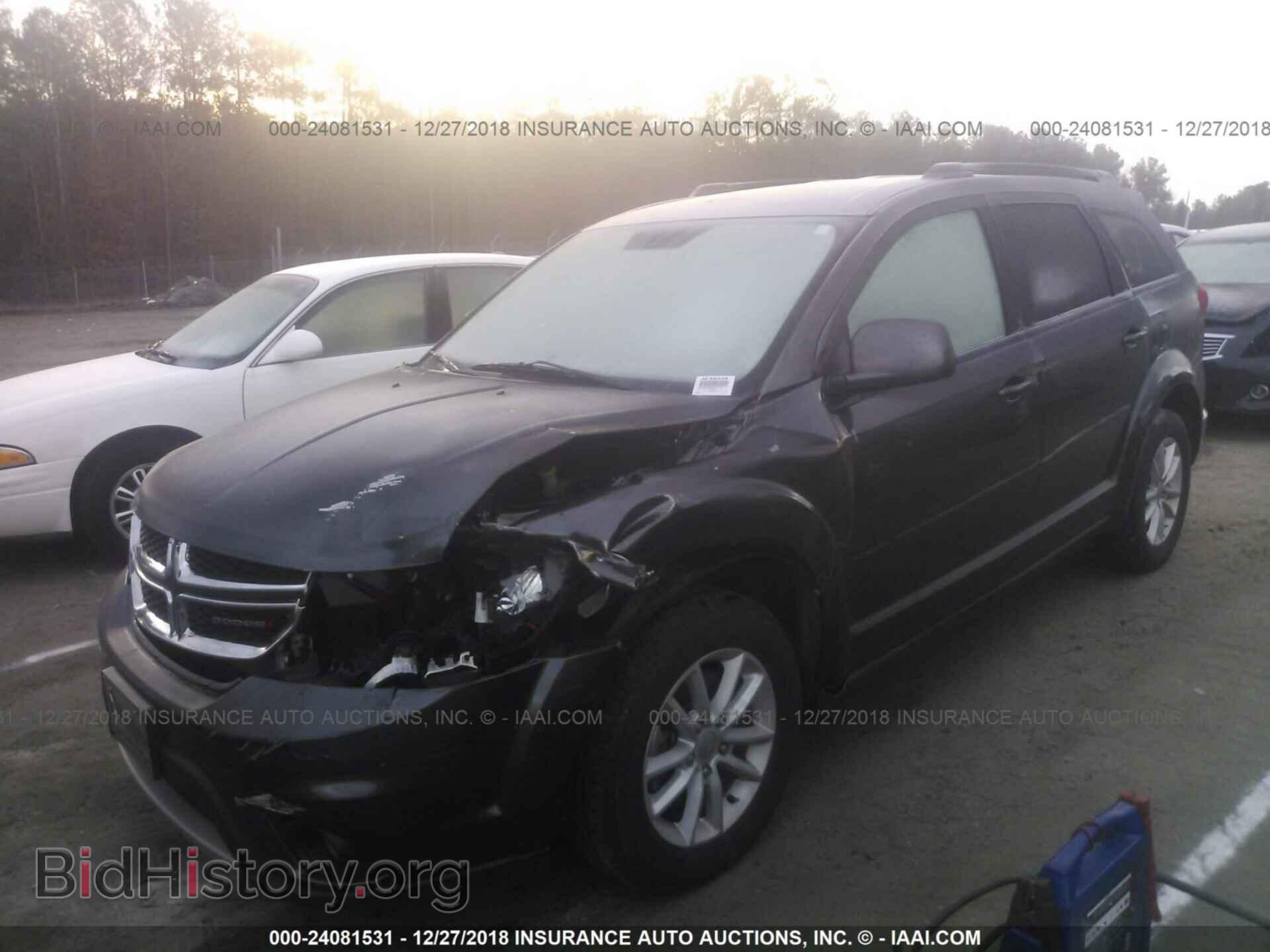 2014 DODGE JOURNEY - VIN: 3C4PDCBB4ET301075 - Фото 2