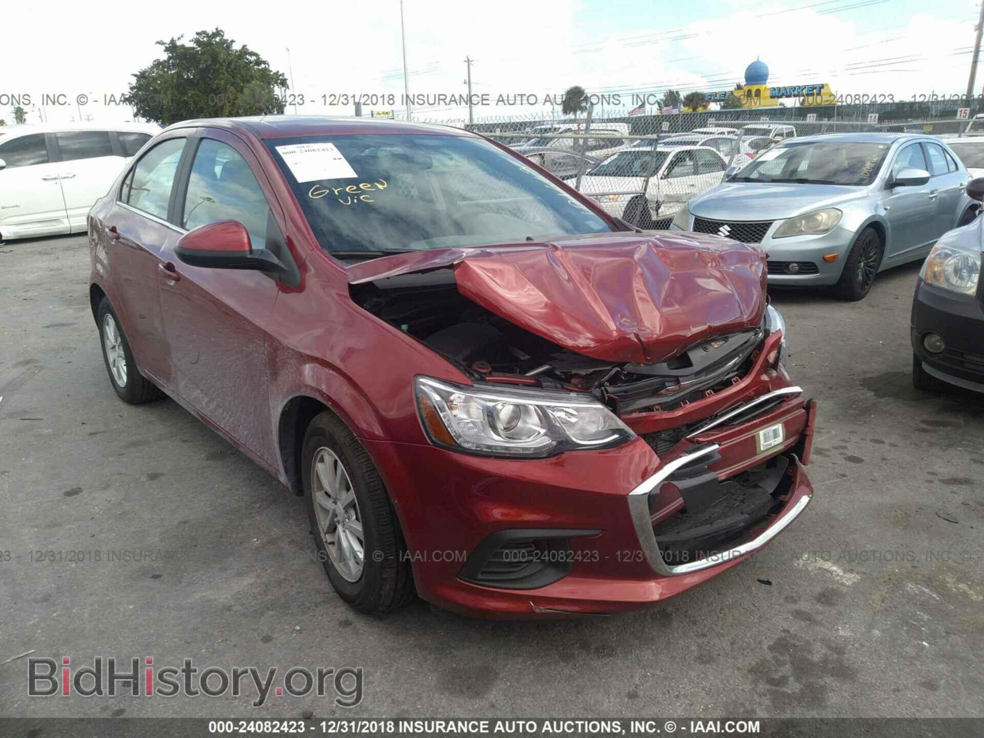 Фотография 1G1JD5SH9J4101663 - CHEVROLET SONIC 2018