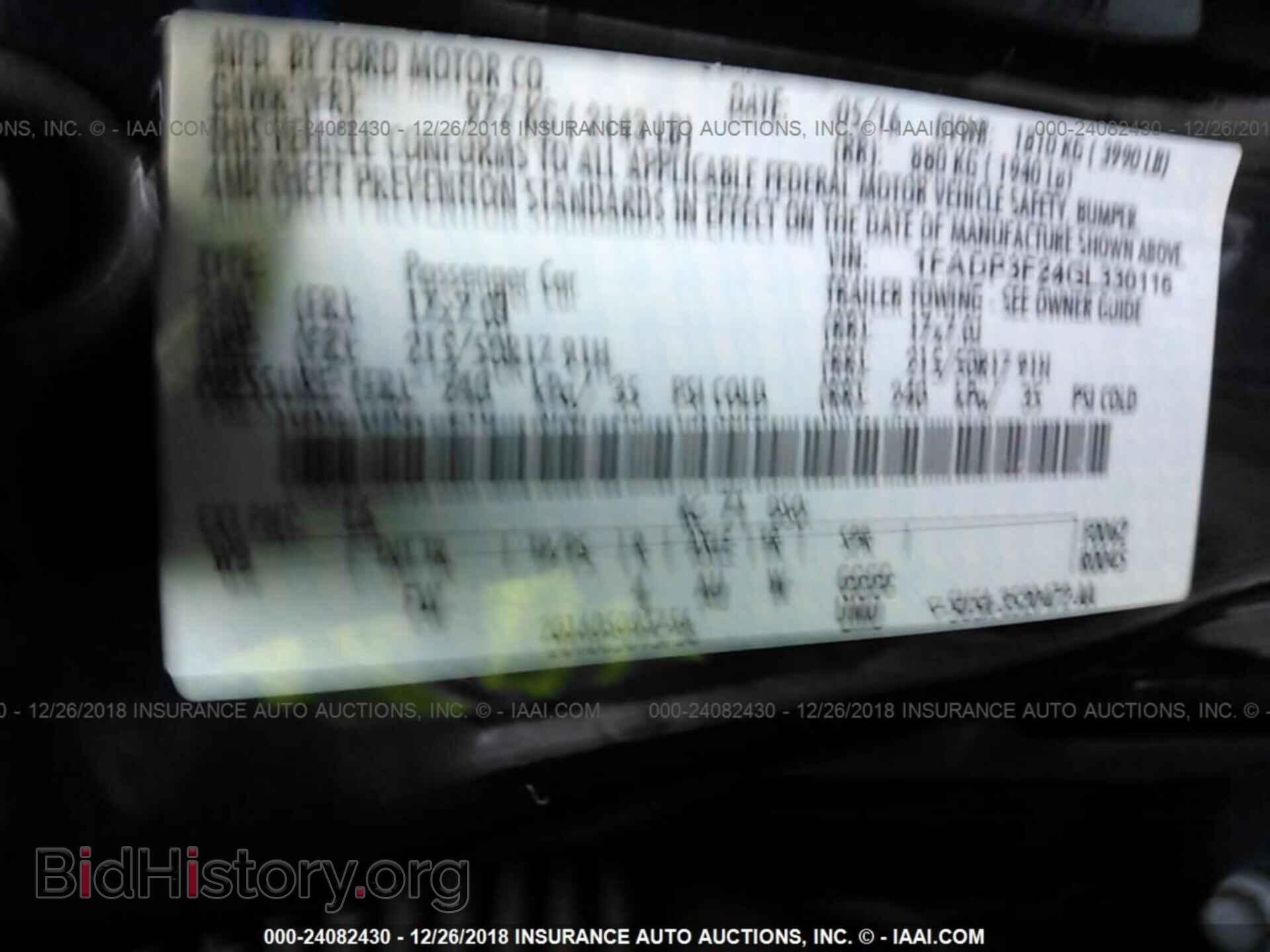 2016 FORD FOCUS - VIN: 1FADP3F24GL330116 - Photo 9