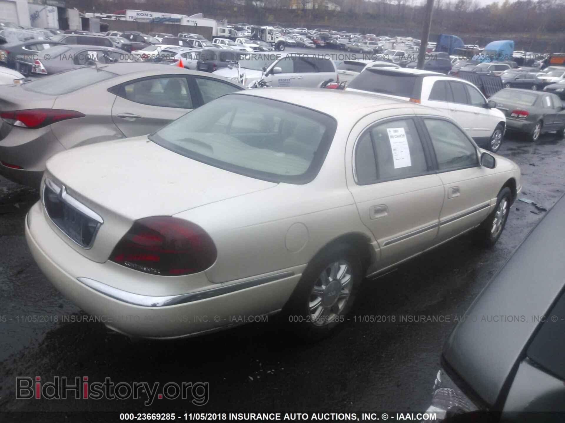 2000 LINCOLN CONTINENTAL - VIN: 1LNHM97V7YY920231 - Фото 4