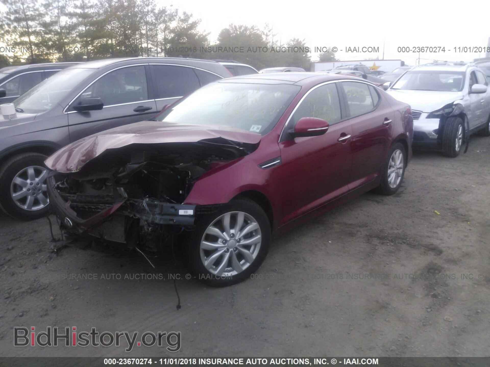 2015 KIA OPTIMA - VIN: 5XXGN4A7XFG454170 - Фото 2