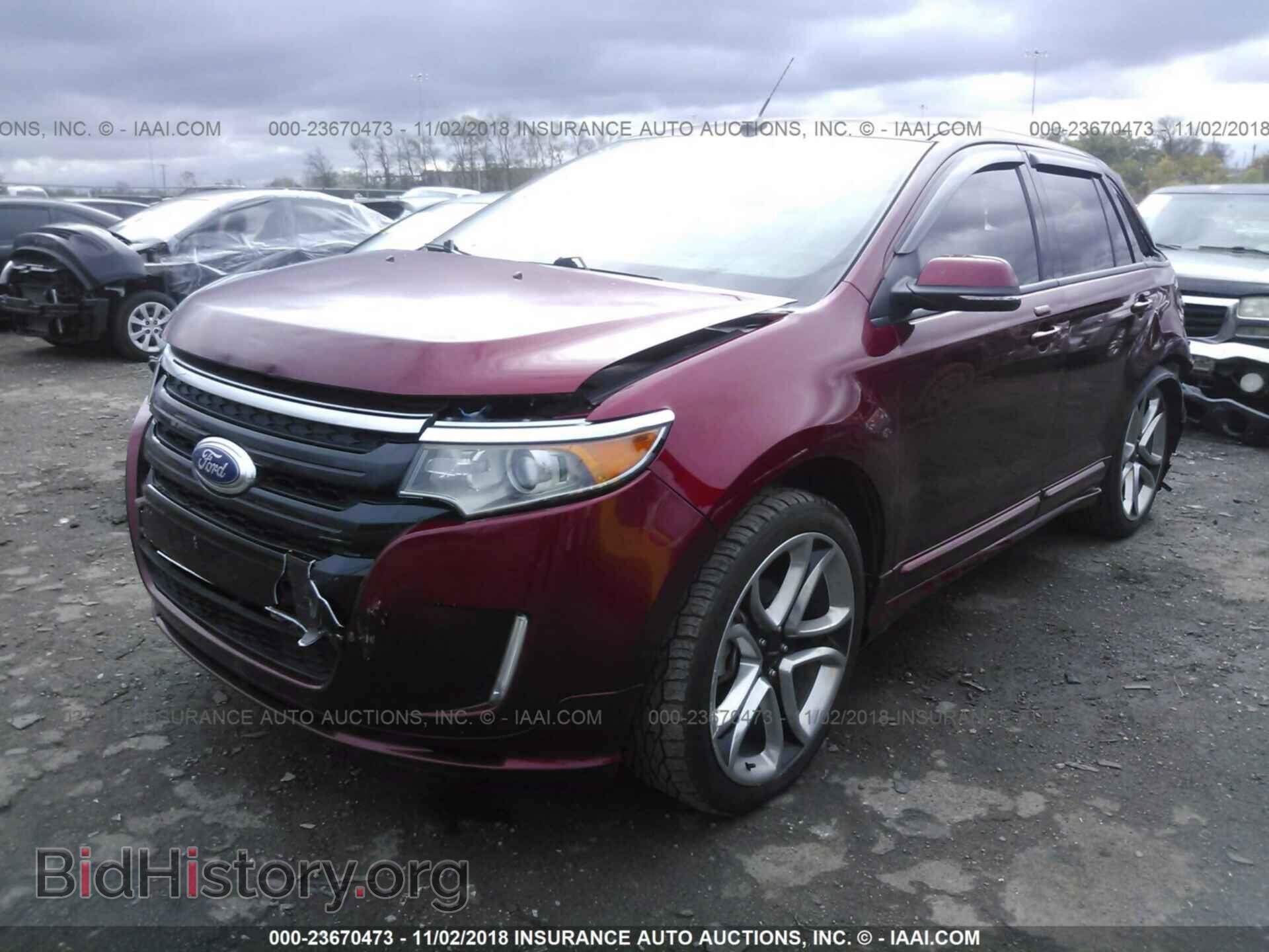 2014 FORD EDGE - VIN: 2FMDK4AK6EBA93868 - Фото 2