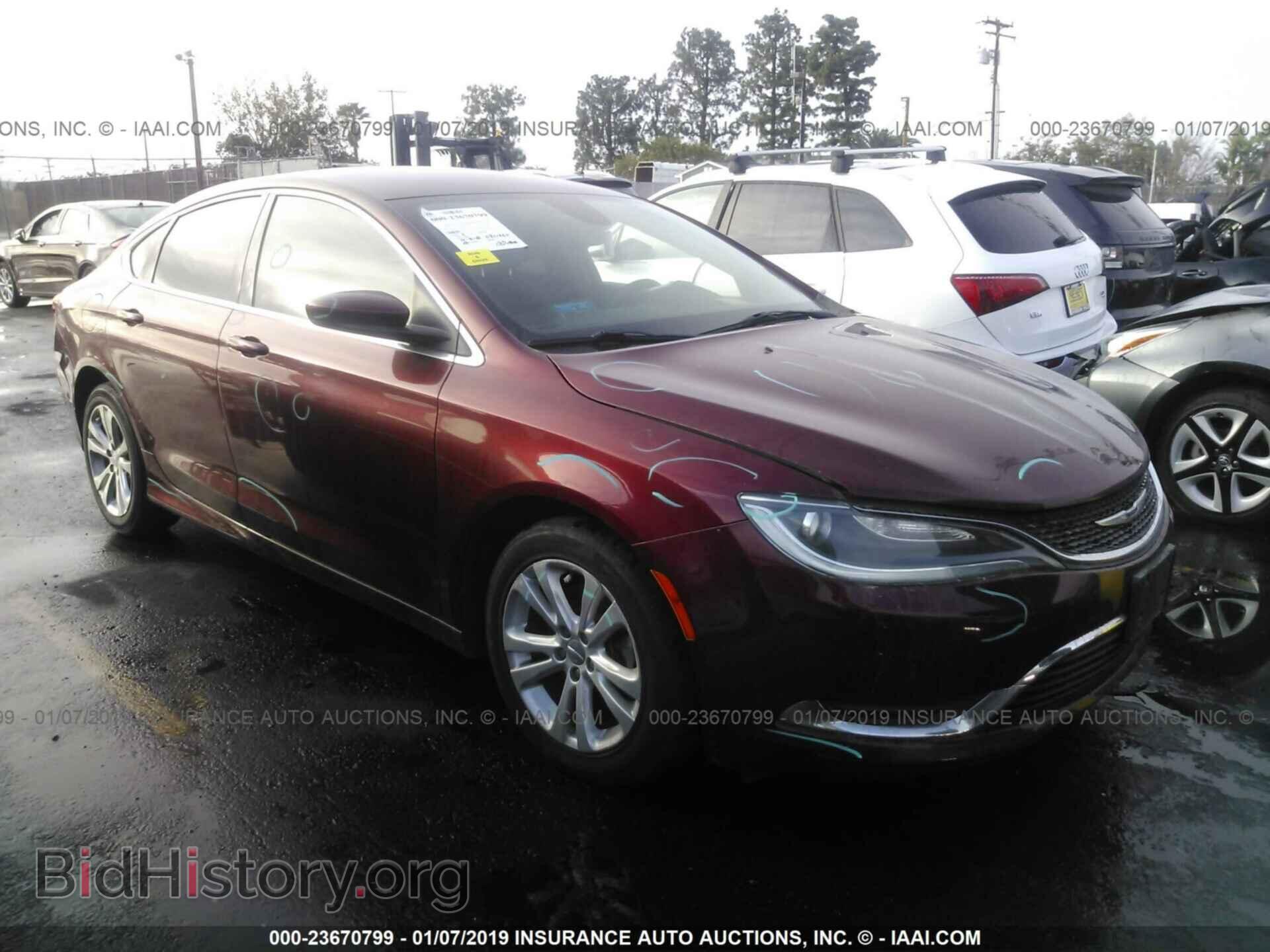 Photo 1C3CCCAB2FN624775 - CHRYSLER 200 2015