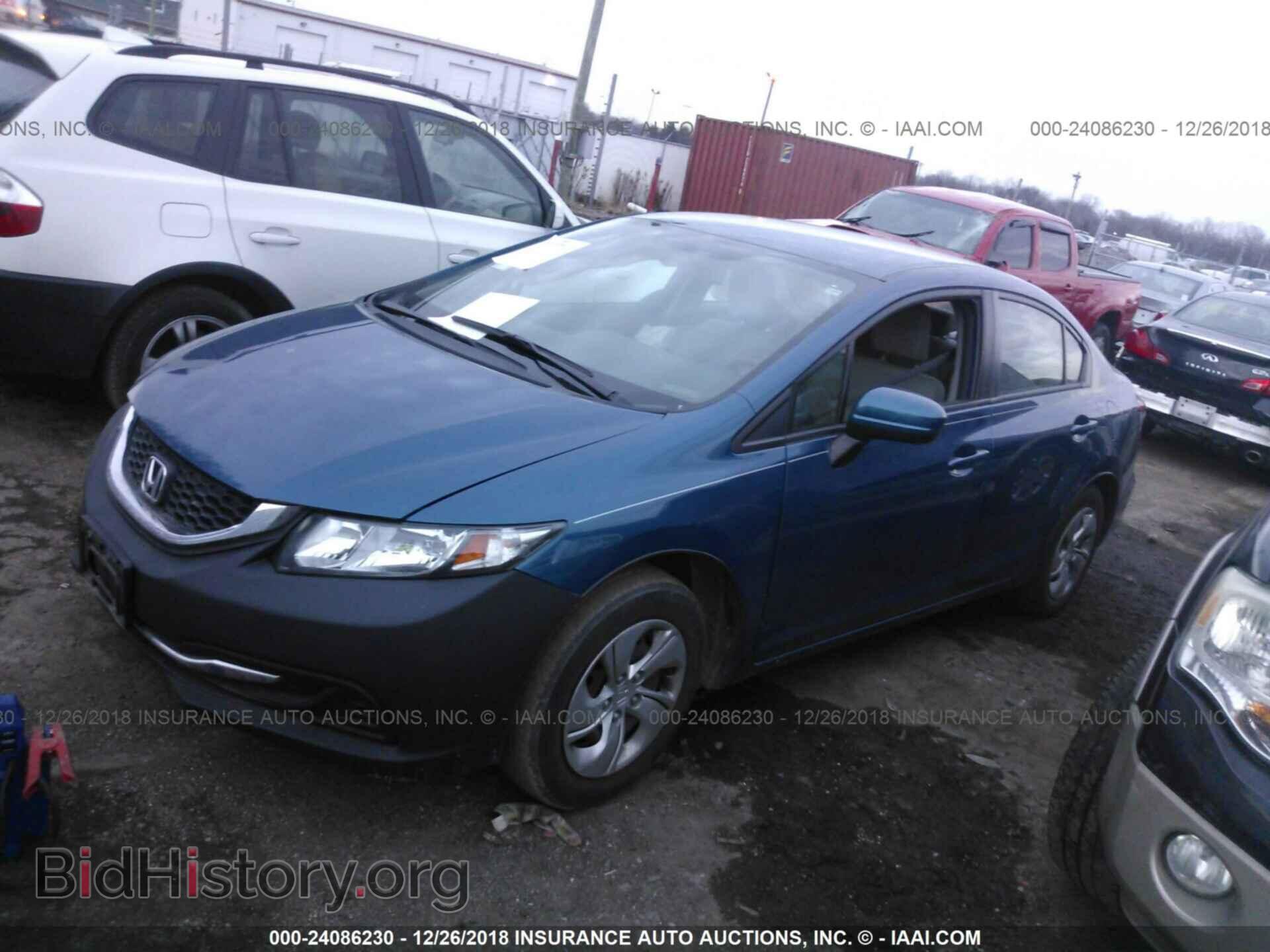 2014 HONDA CIVIC - VIN: 19XFB2F59EE007692 - Фото 2