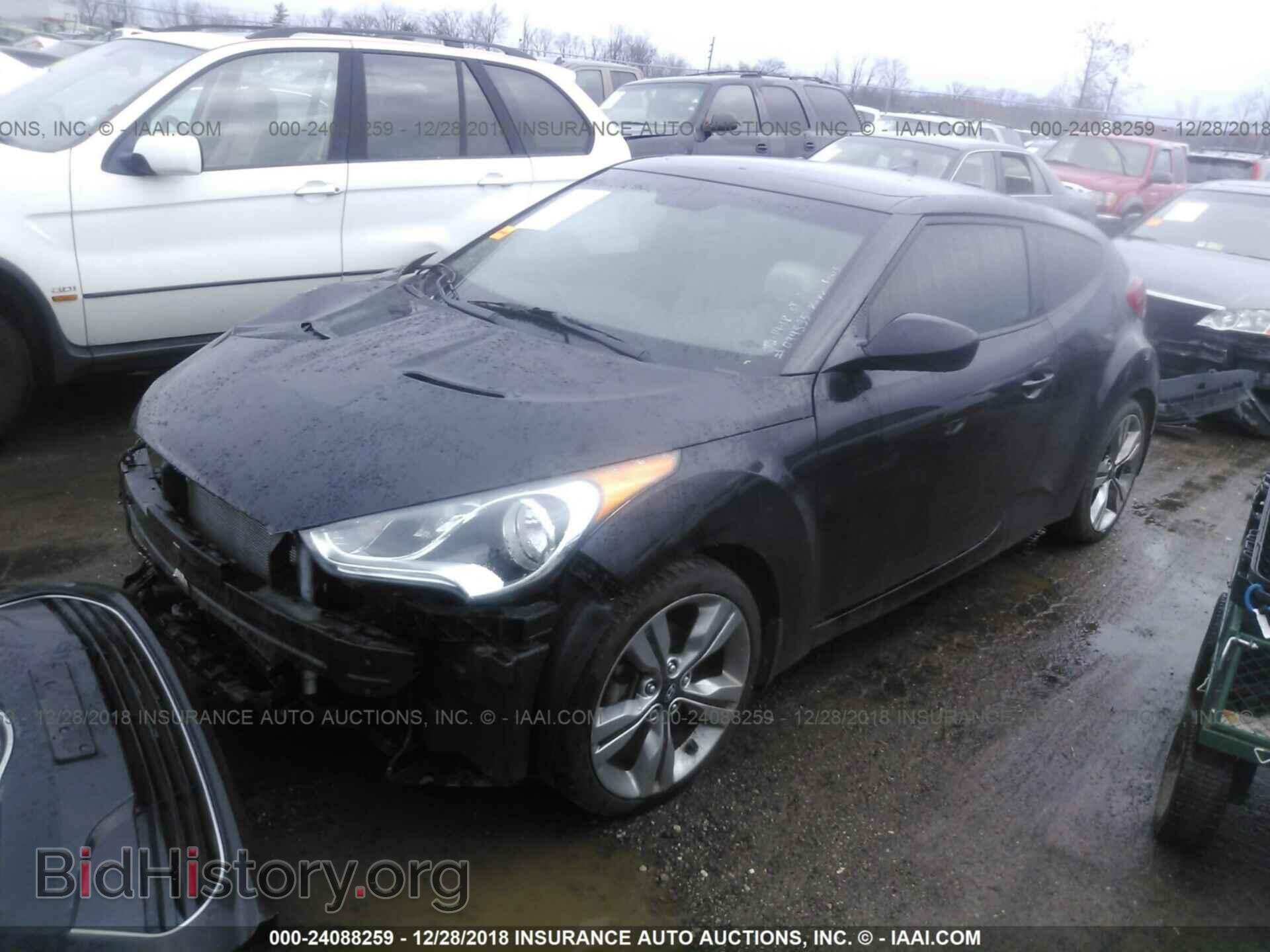 2013 HYUNDAI VELOSTER - VIN: KMHTC6AD8DU094535 - Фото 2