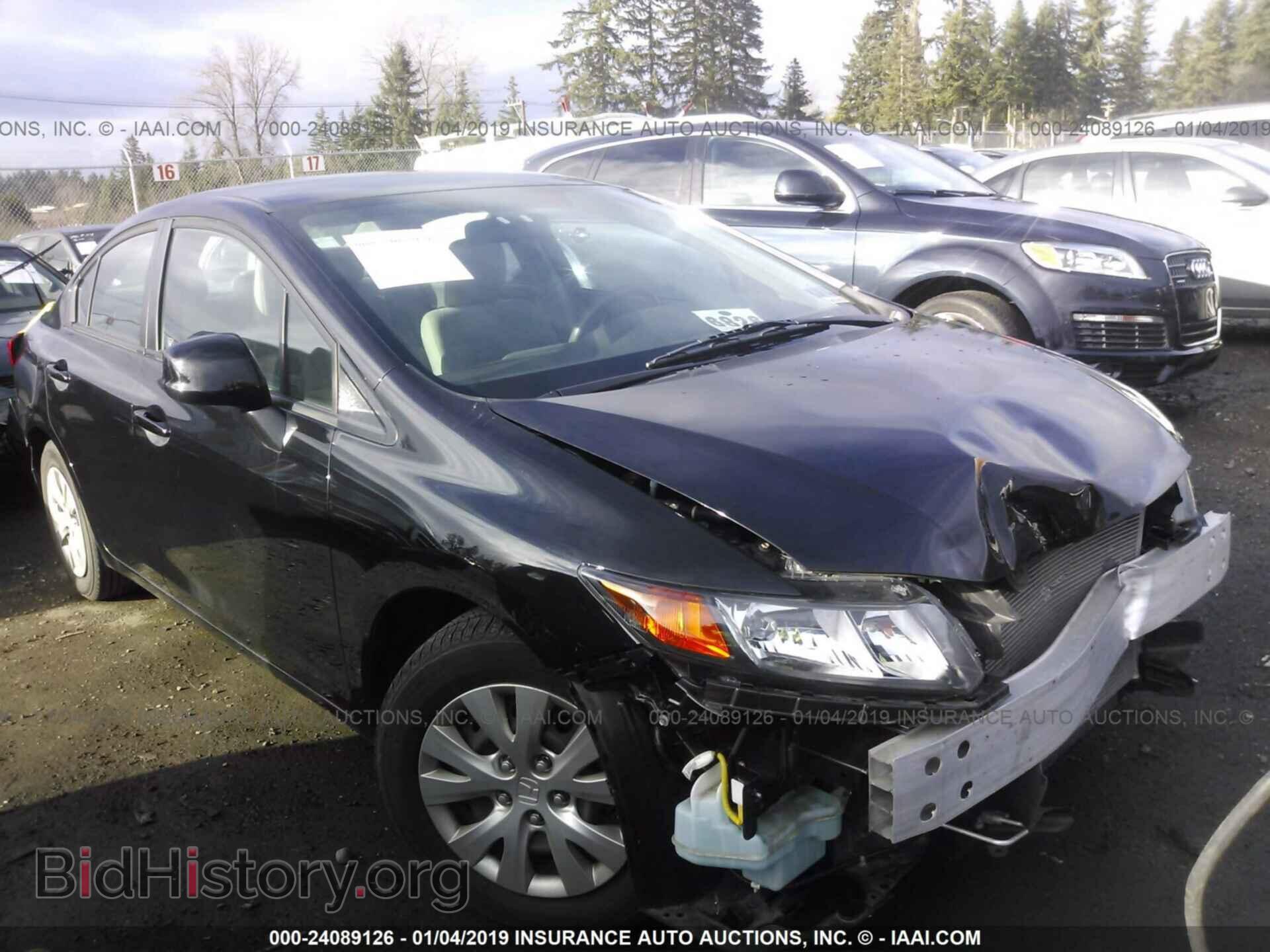 Фотография 2HGFB2F54CH308471 - HONDA CIVIC 2012