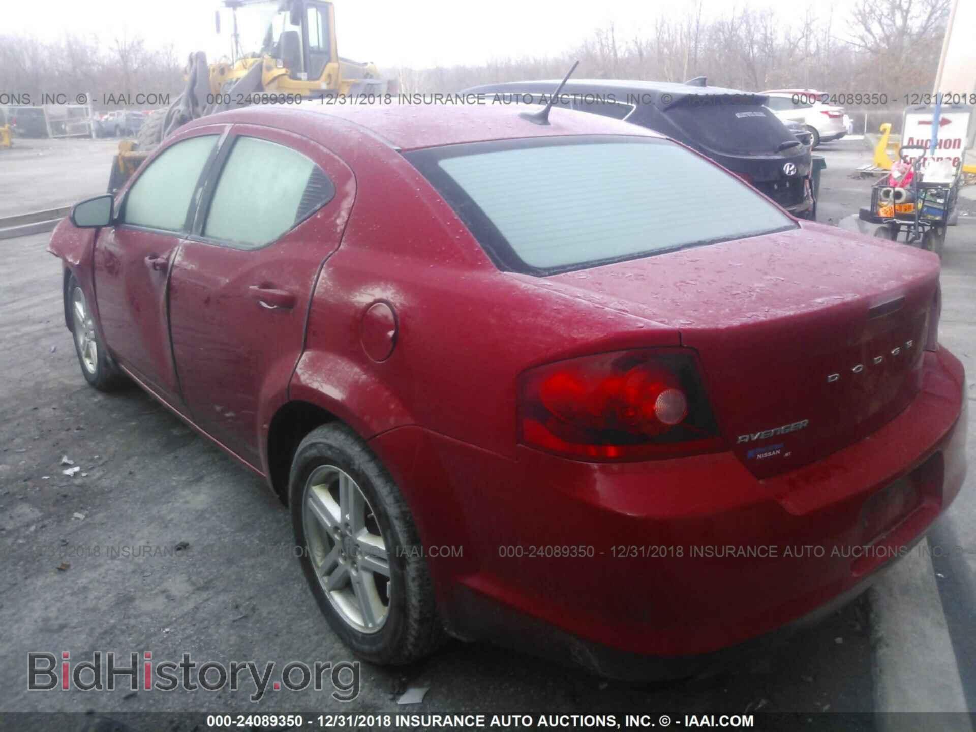 2012 DODGE AVENGER - VIN: 1C3CDZCB8CN147522 - Фото 3