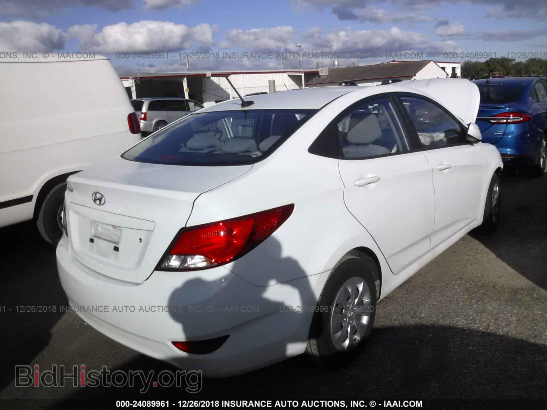 2016 HYUNDAI ACCENT - VIN: KMHCT4AE1GU058073 - Фото 4