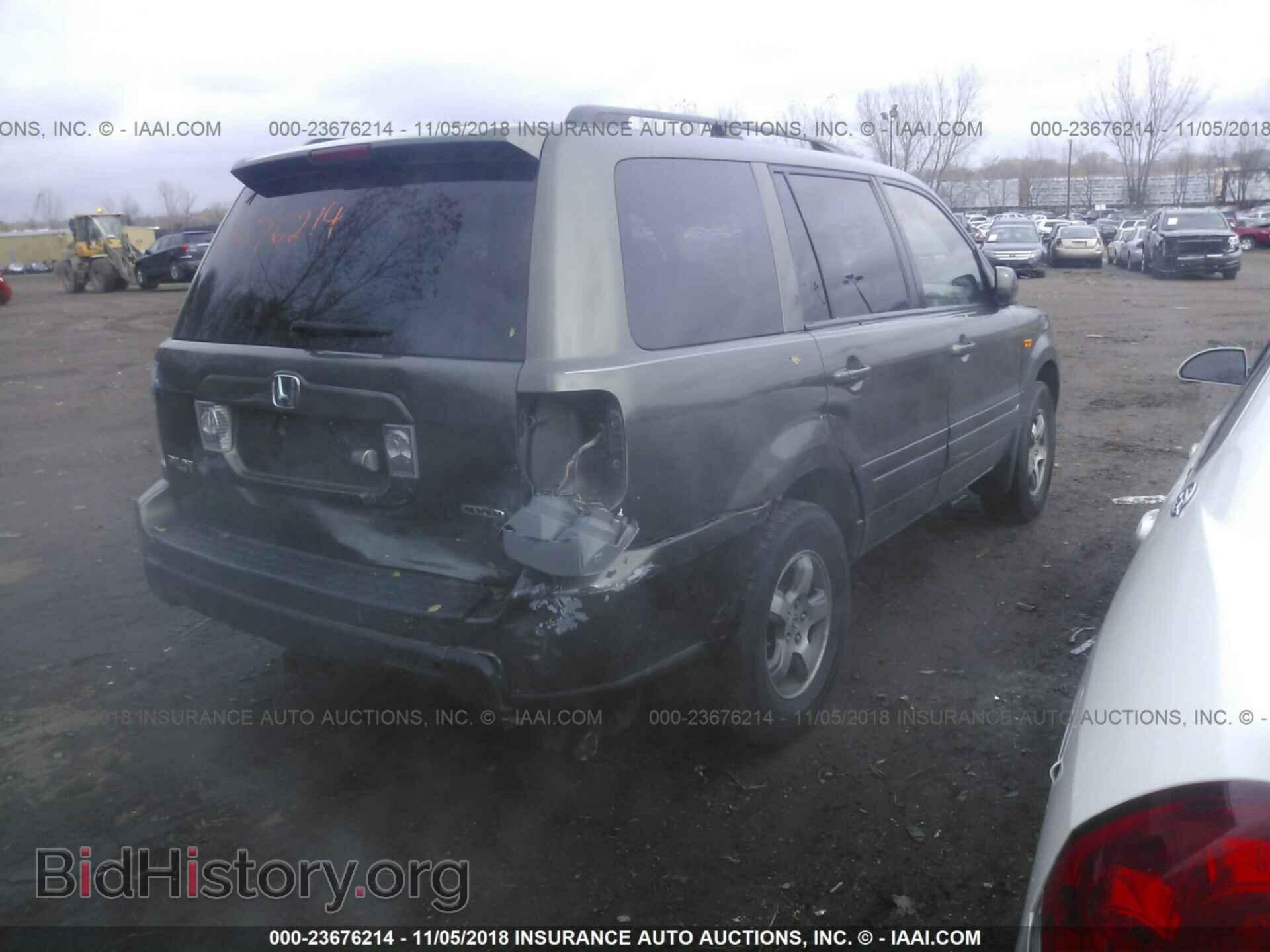 2006 HONDA PILOT - VIN: 2HKYF18766H518800 - Фото 4