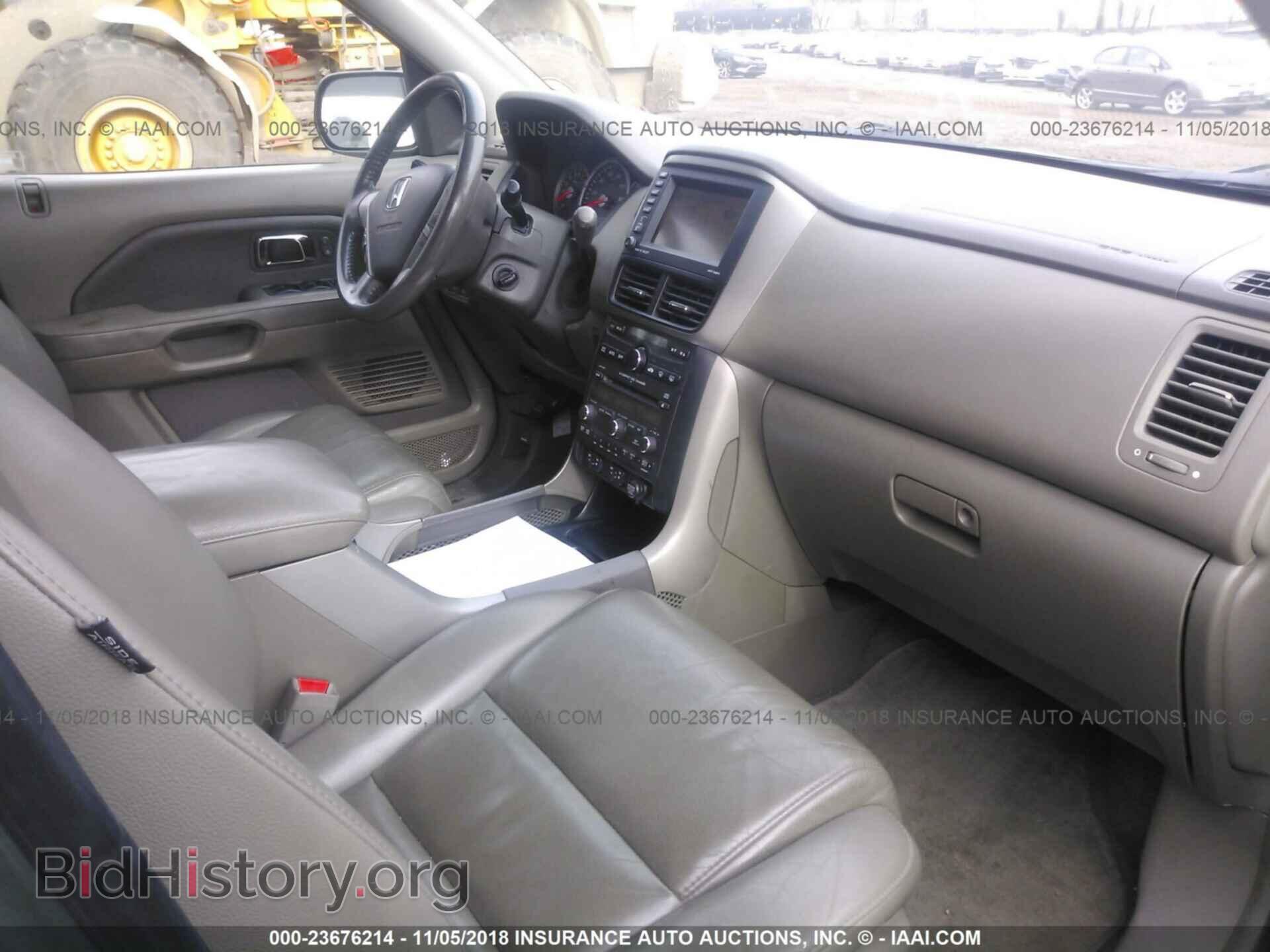 2006 HONDA PILOT - VIN: 2HKYF18766H518800 - Фото 5