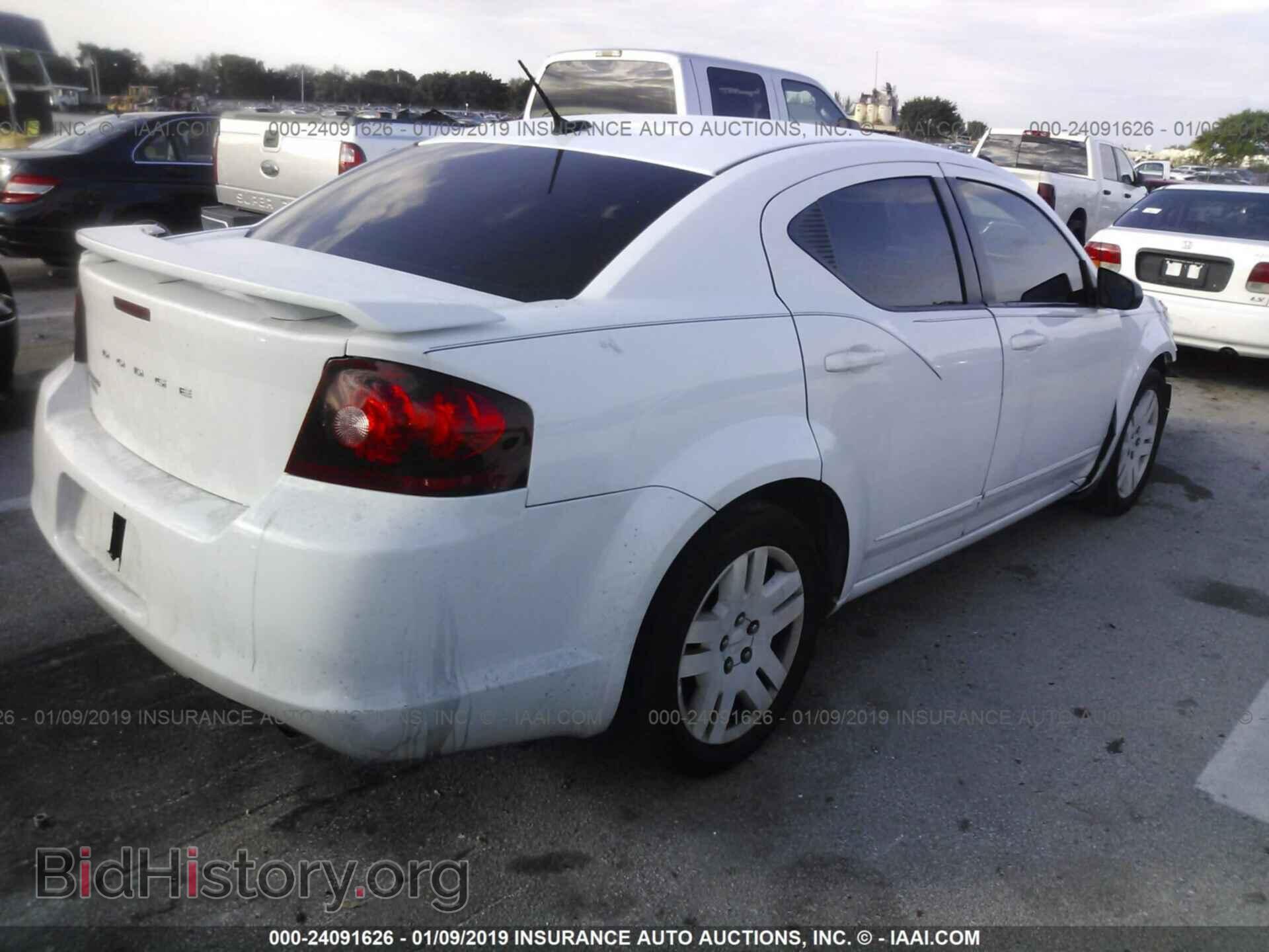 2012 DODGE AVENGER - VIN: 1C3CDZAB6CN323793 - Фото 4