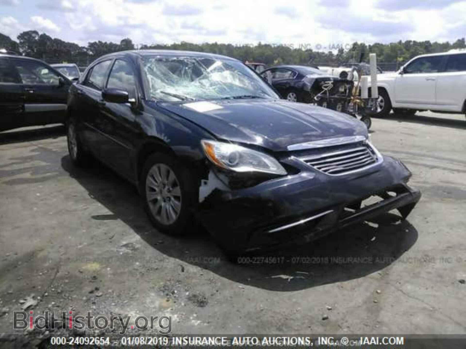 Фотография 1C3CCBAB4CN317565 - CHRYSLER 200 2012