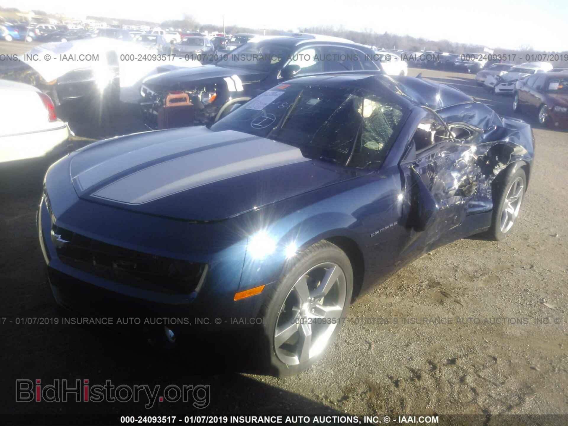 2012 CHEVROLET CAMARO - VIN: 2G1FB1E35C9175229 - Фото 2