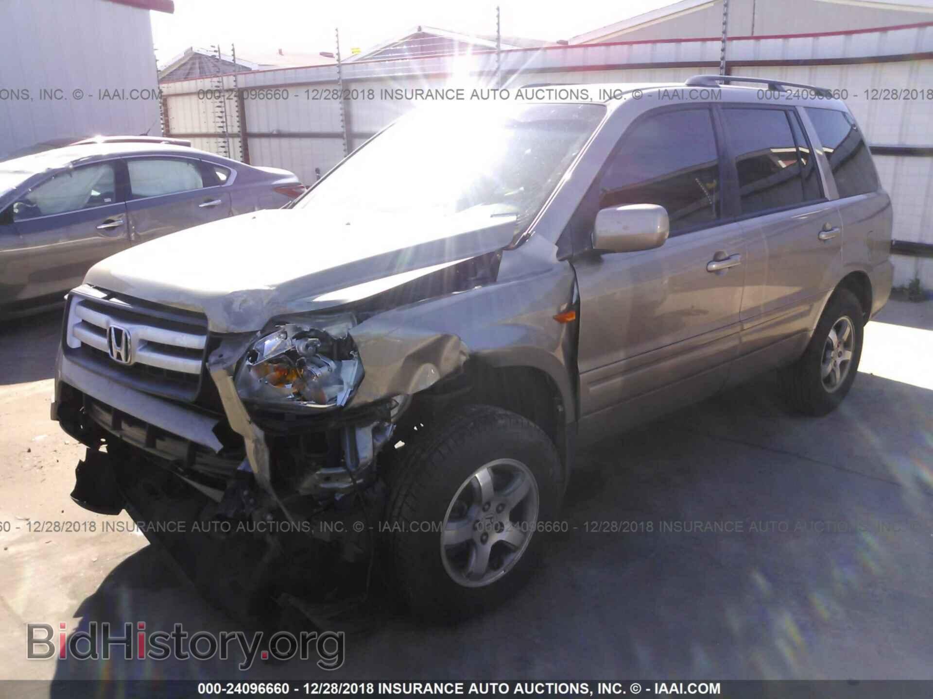 2007 HONDA PILOT - VIN: 5FNYF28567B043363 - Фото 2