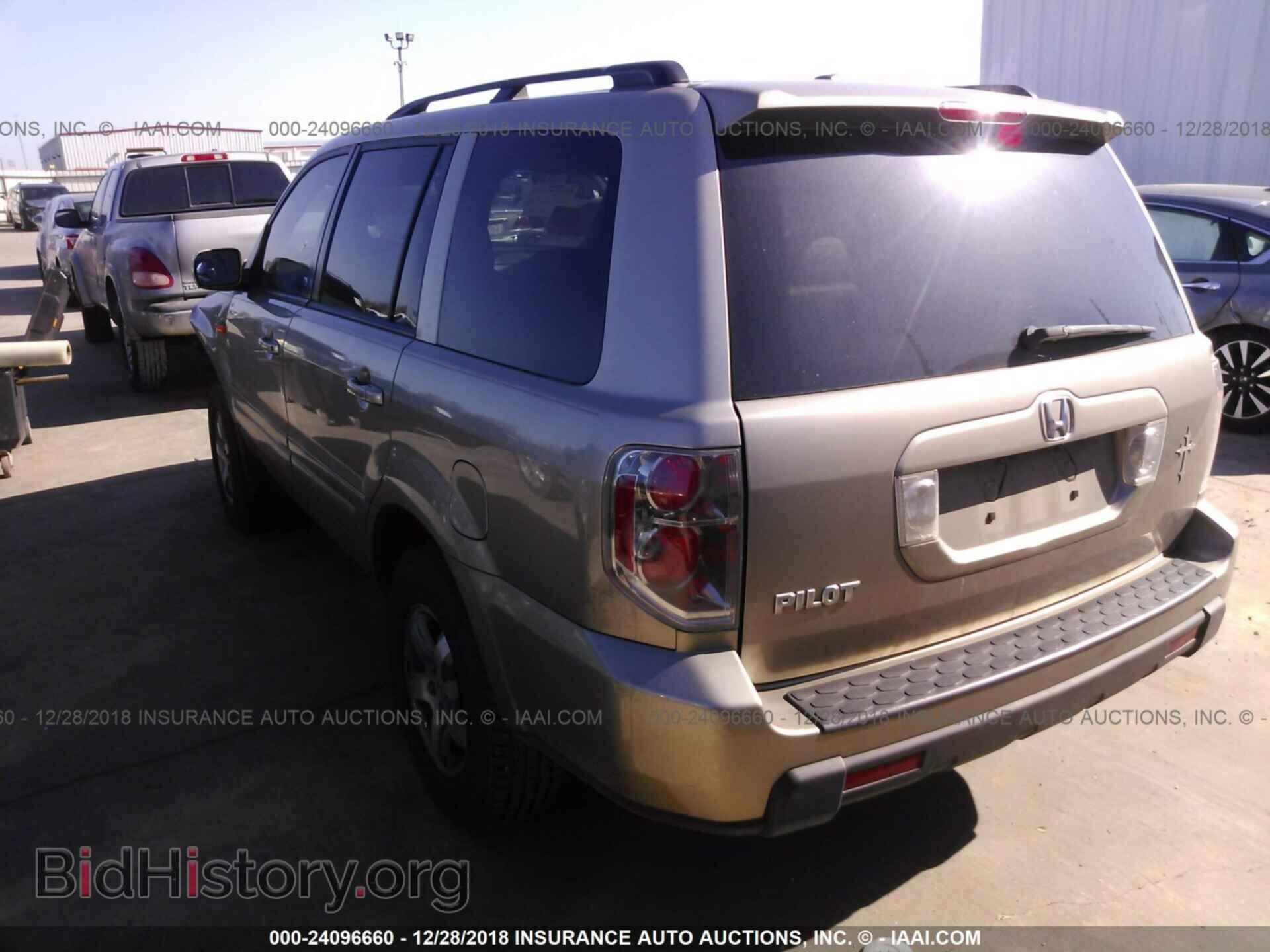 2007 HONDA PILOT - VIN: 5FNYF28567B043363 - Фото 3