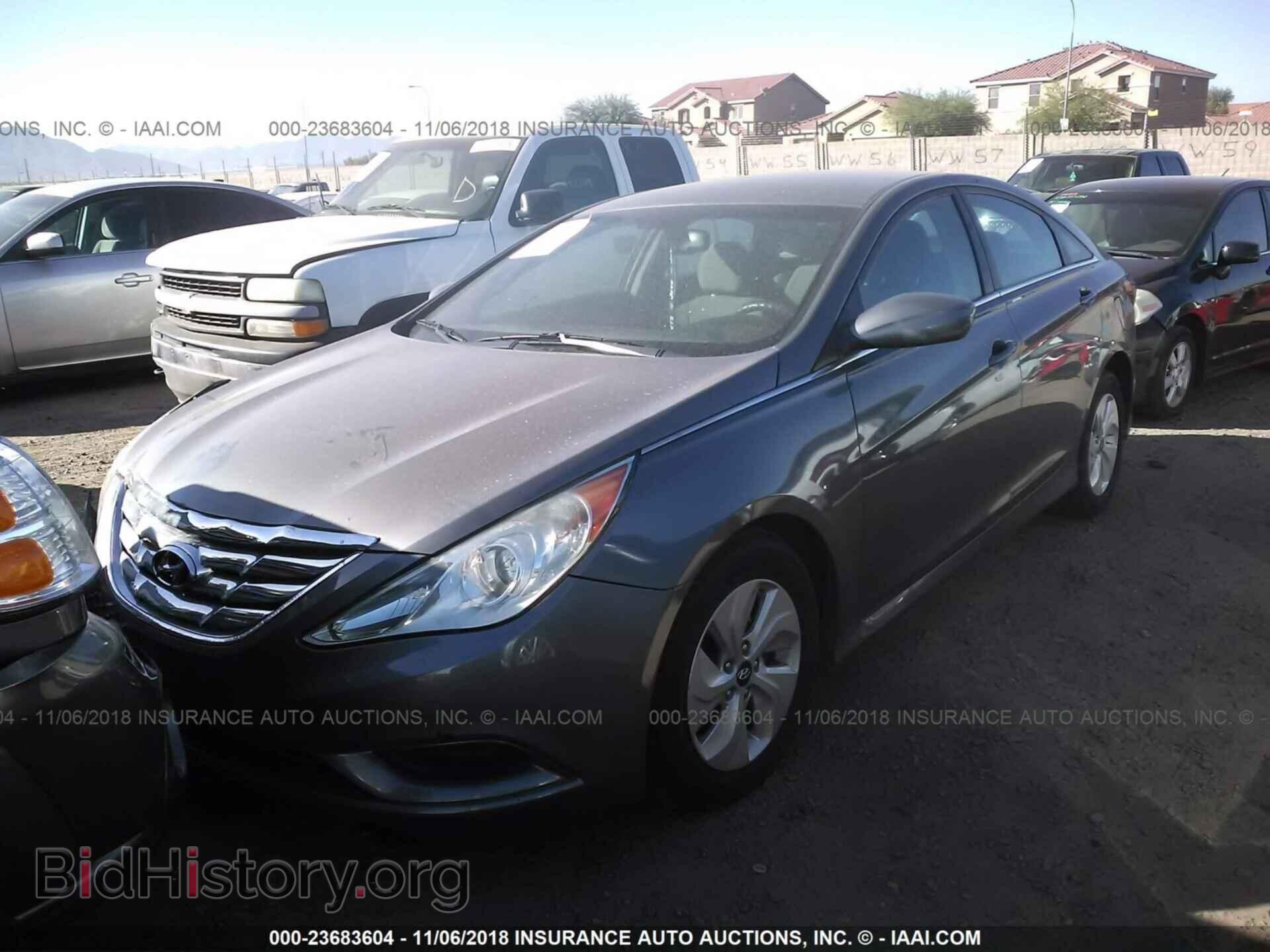 2014 HYUNDAI SONATA - VIN: 5NPEB4AC0EH824090 - Фото 2