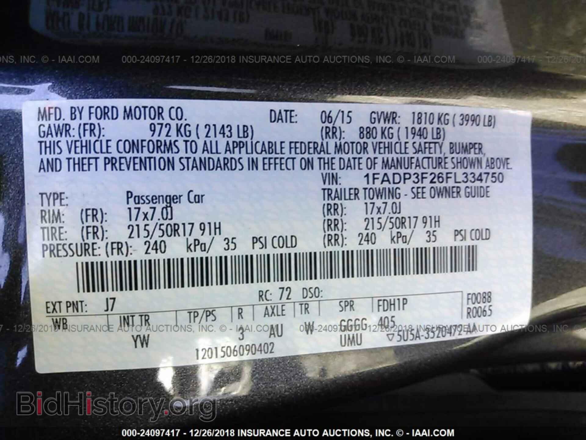 2015 FORD FOCUS - VIN: 1FADP3F26FL334750 - Photo 9