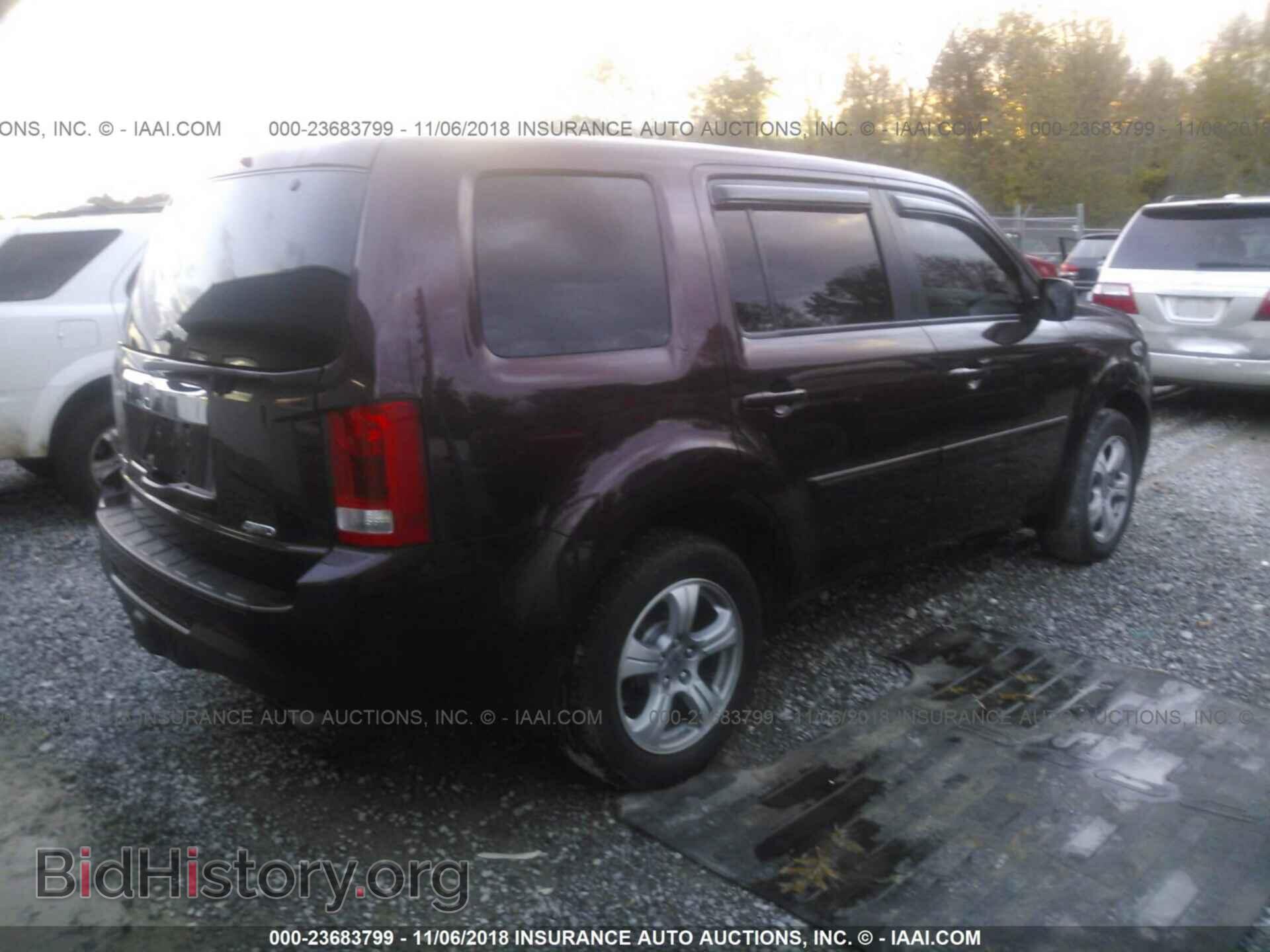 2013 HONDA PILOT - VIN: 5FNYF4H55DB029154 - Фото 4