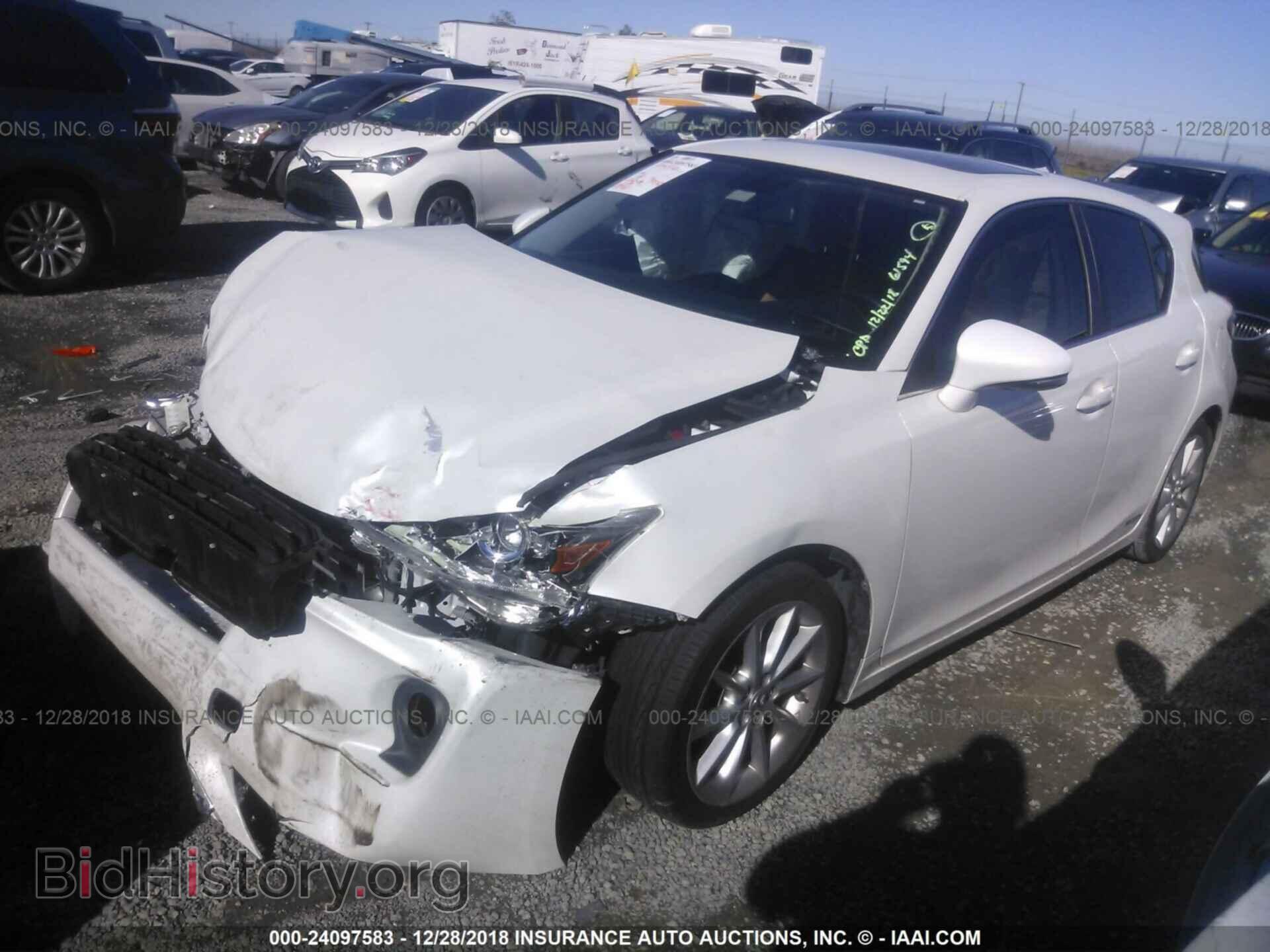 2013 LEXUS CT - VIN: JTHKD5BH8D2132221 - Фото 2