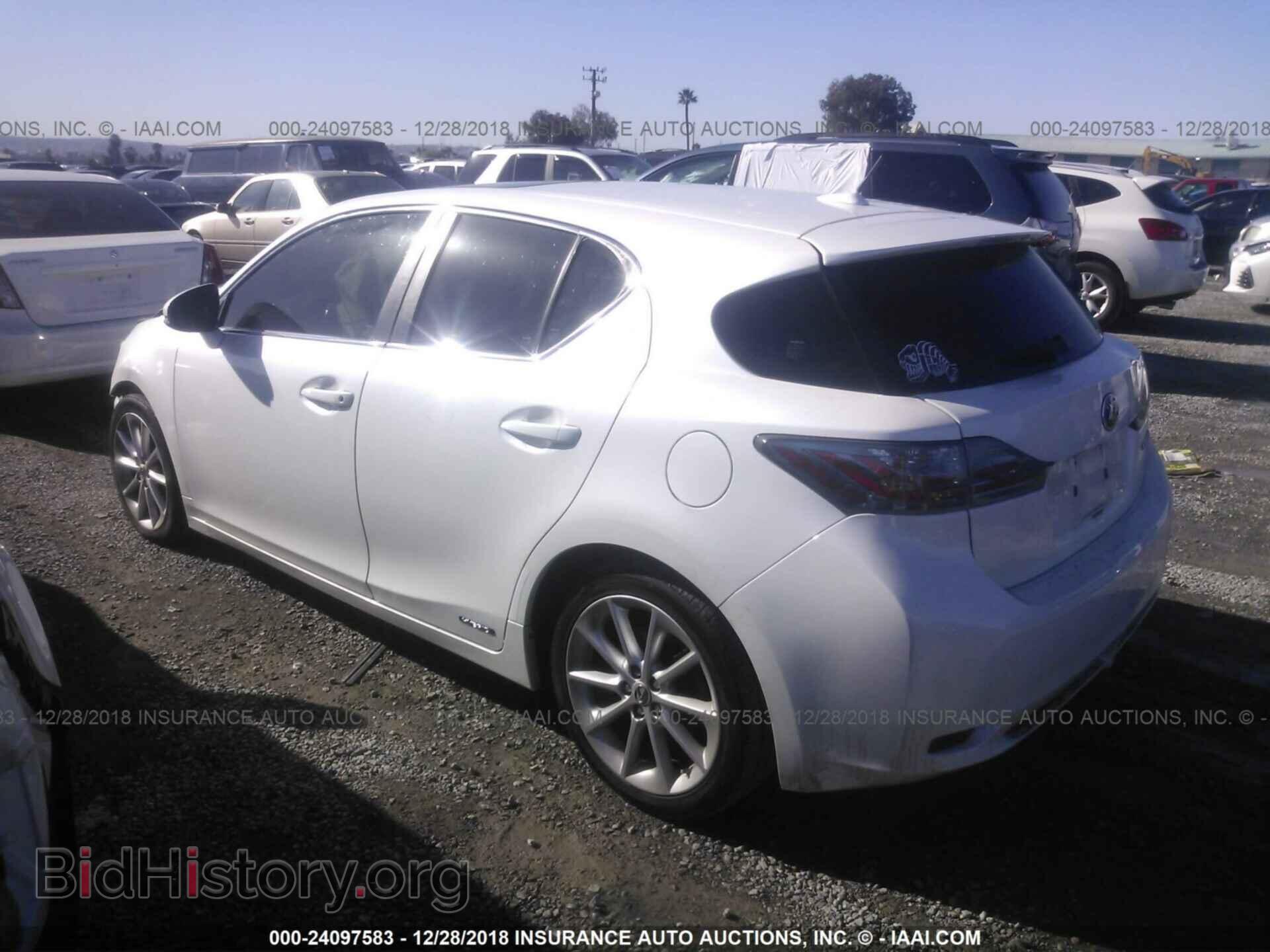 2013 LEXUS CT - VIN: JTHKD5BH8D2132221 - Фото 3