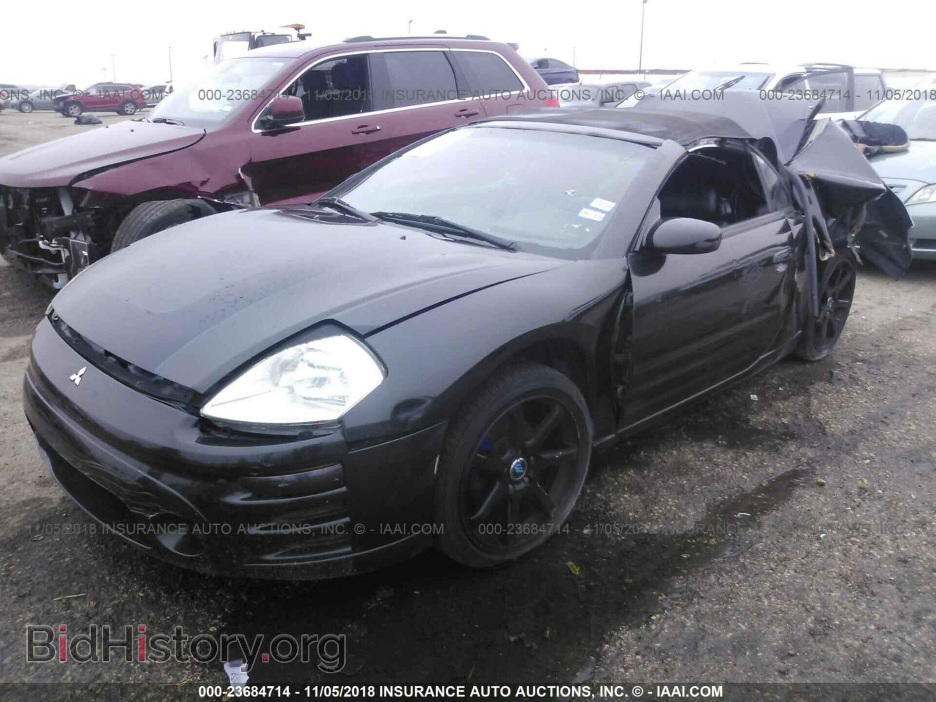 2004 MITSUBISHI ECLIPSE - VIN: 4A3AE45G04E111687 - Фото 2